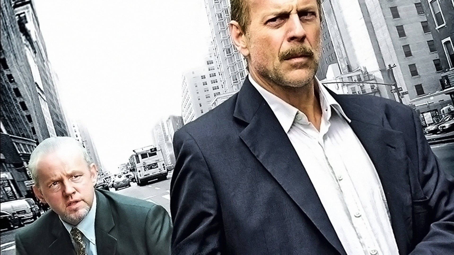 Cinematic background from 16 Blocks 2006 - An aging cop is assigned the ordinary task of escorting a fast-talking witness from police custody to a courthouse, but they find themselves running the gauntlet as other forces try to prevent them from getting there.