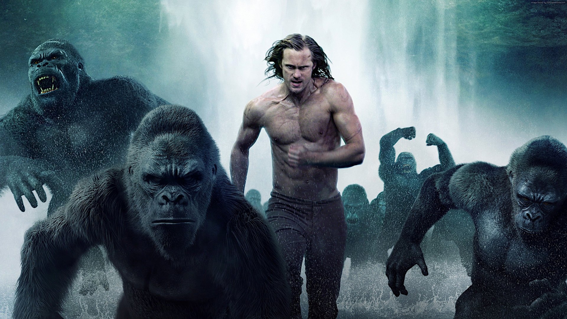 Cinematic background from The Legend of Tarzan 2016 - Tarzan, having acclimated to life in London, is called back to his former home in the jungle to investigate the activities at a mining encampment.
