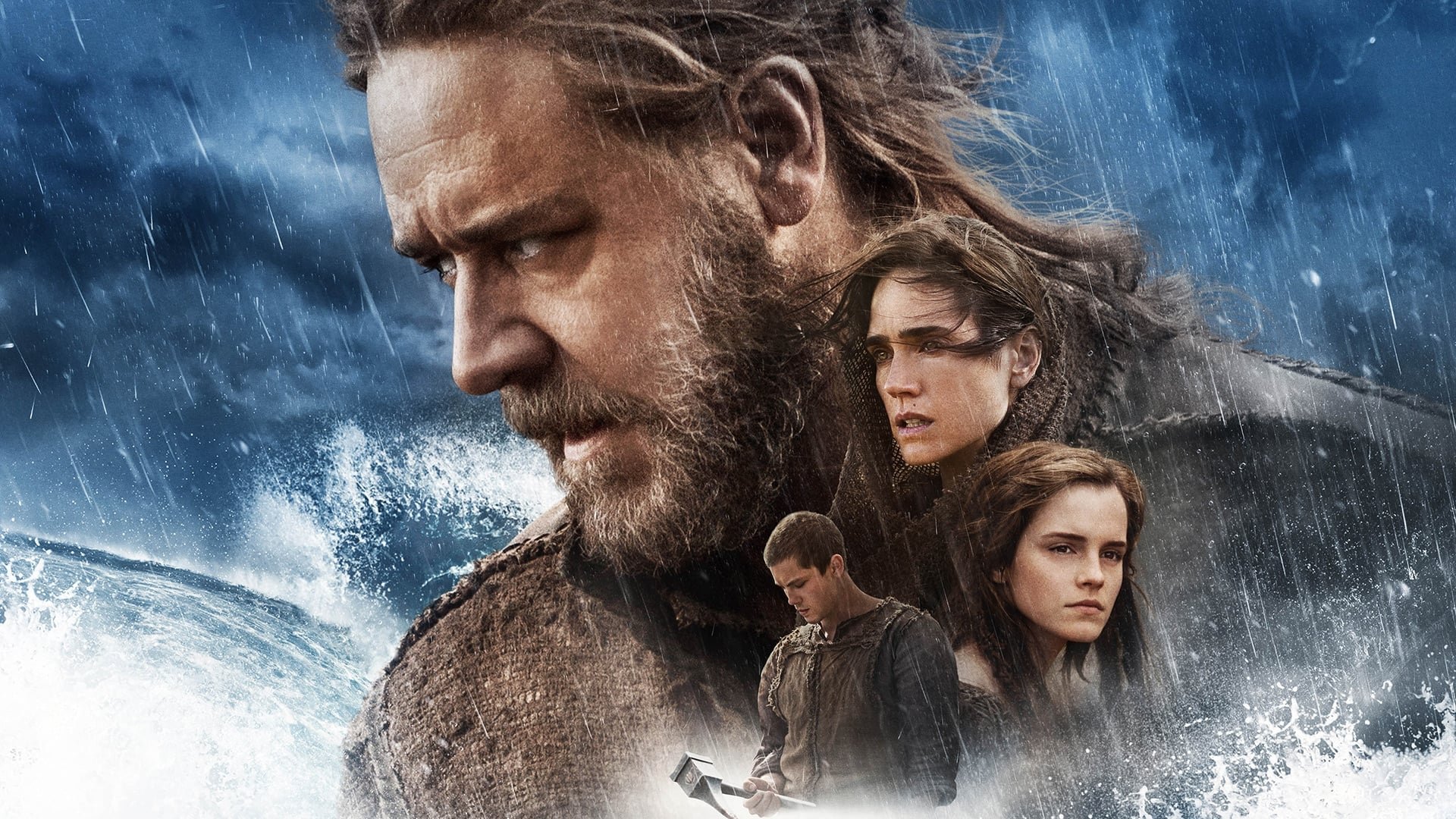Cinematic background from Noah 2014 - A man who suffers visions of an apocalyptic deluge takes measures to protect his family from the coming flood.