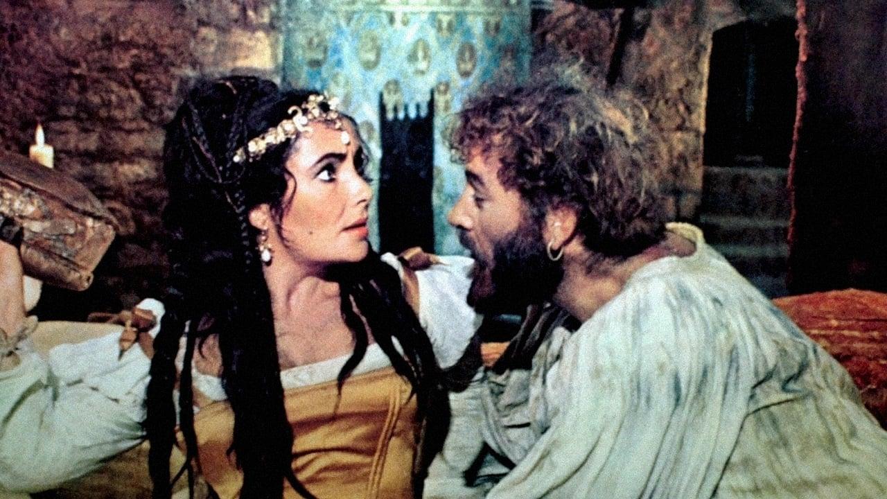 Cinematic background from The Taming of The Shrew 1967 - Italy, 16th century. Petruchio, a choleric, lying and poor rural landowner from Verona, arrives in Padua in search of fortune and a wife, while Baptista, a wealthy merchant, announces that he will not allow Bianca, his youngest daughter, to marry until the temperamental and unruly Katherina, his eldest daughter, does.