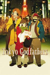 Official poster of Tokyo Godfathers 2003 directed by [object Object], [object Object]