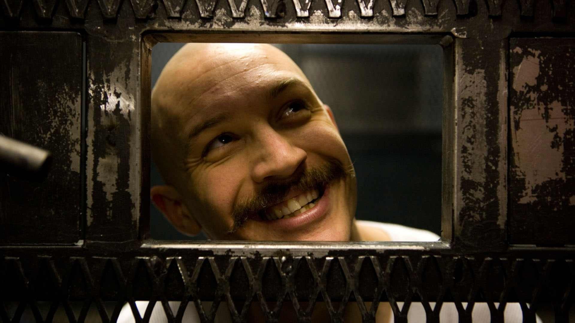 Cinematic background from Bronson 2008 - A young man who was sentenced to 7 years in prison for robbing a post office ends up spending 30 years in solitary confinement. During this time, his own personality is supplanted by his alter ego, Charles Bronson.