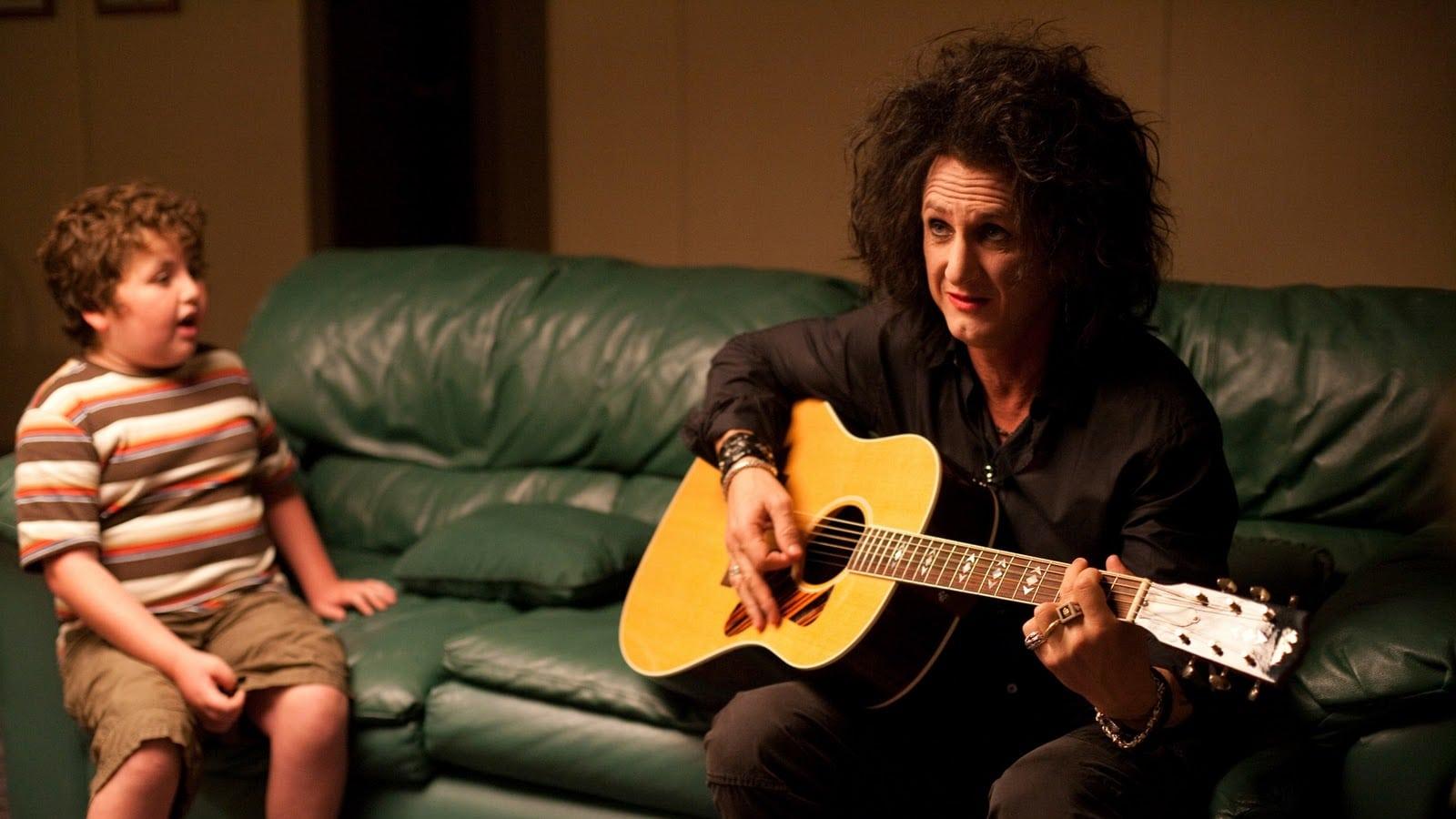 Cinematic background from This Must Be the Place 2011 - A bored, retired rock star sets out to find his father's tormentor, an ex-Nazi war criminal who is a refugee in the U.S.