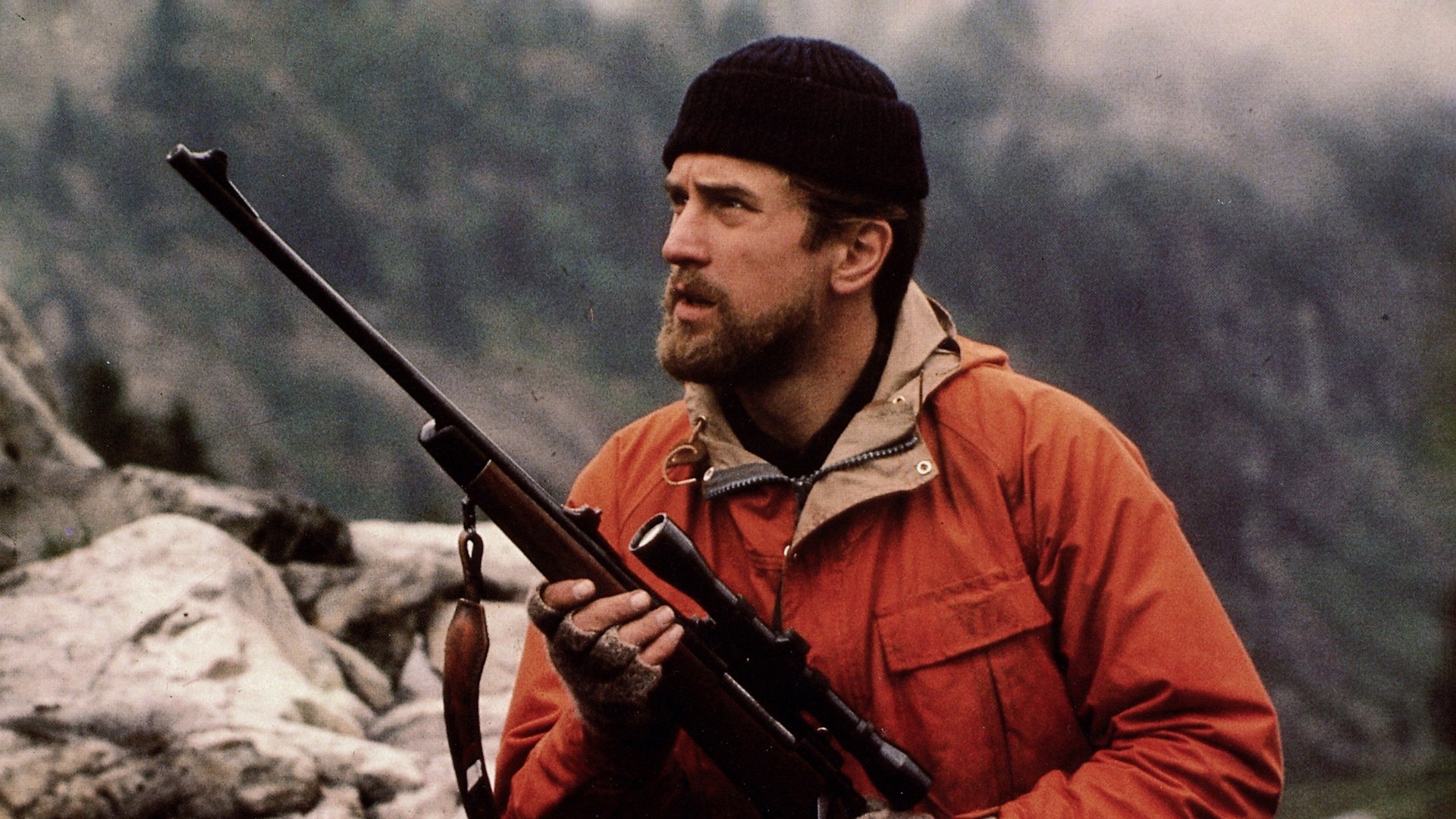 Cinematic background from The Deer Hunter 1978 - A group of working-class friends decide to enlist in the Army during the Vietnam War and finds it to be hellish chaos -- not the noble venture they imagined. Before they left, Steven married his pregnant girlfriend -- and Michael and Nick were in love with the same woman. But all three are different men upon their return.
