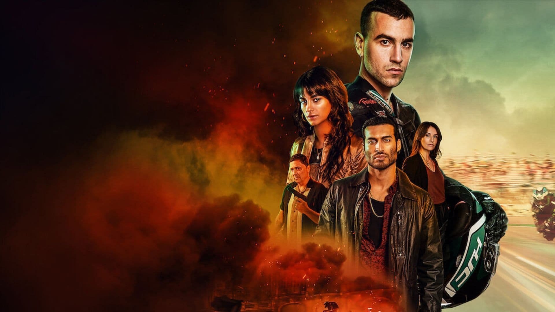 Cinematic background from Centaur 2022 - Rafa's hooked on the pure, fiery feelings he gets from speed racing, but when his kid's mom gets mixed up with drug dealers, he burns rubber to save her.