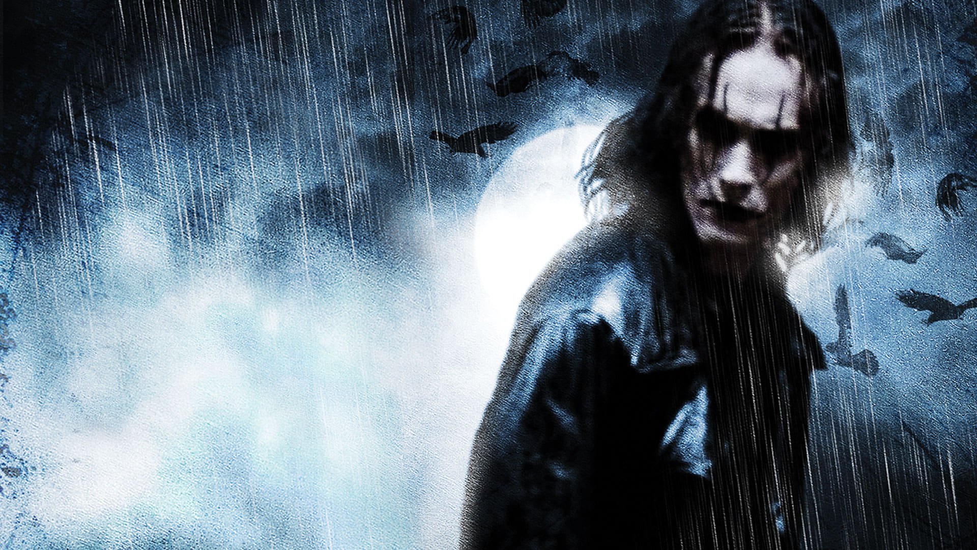 Cinematic background from The Crow 1994 - Exactly one year after young rock guitarist Eric Draven and his fiancée are brutally killed by a ruthless gang of criminals, Draven—watched over by a hypnotic crow—returns from the grave to exact revenge.