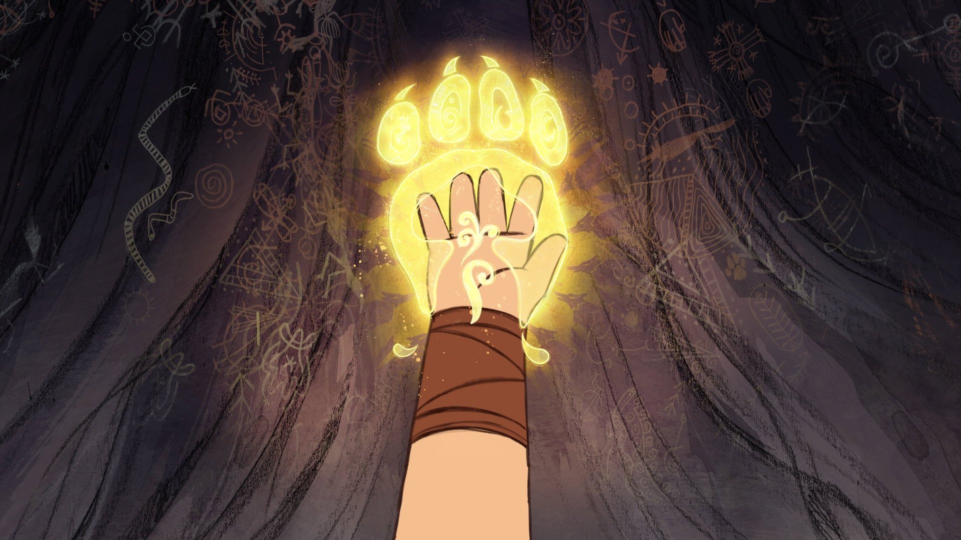 Cinematic background from Wolfwalkers 2020 - In a time of superstition and magic, when wolves are seen as demonic and nature an evil to be tamed, a young apprentice hunter comes to Ireland with her father to wipe out the last pack. But when she saves a wild native girl, their friendship leads her to discover the world of the Wolfwalkers and transform her into the very thing her father is tasked to destroy.