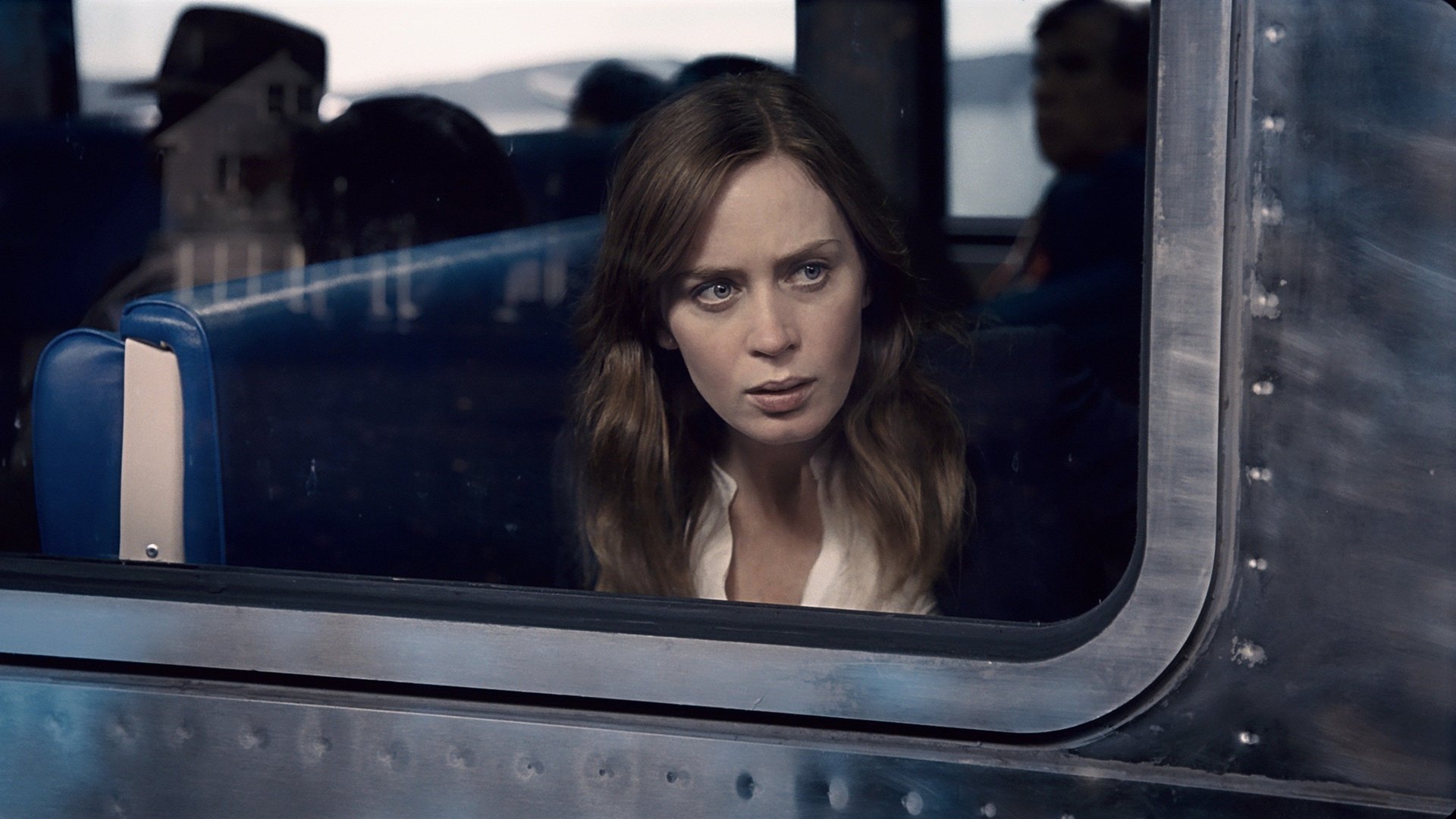Cinematic background from The Girl on the Train 2016 - Rachel Watson, devastated by her recent divorce, spends her daily commute fantasizing about the seemingly perfect couple who live in a house that her train passes every day, until one morning she sees something shocking happen there and becomes entangled in the mystery that unfolds.