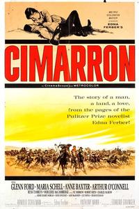 Official poster of Cimarron 1960 directed by [object Object], [object Object]