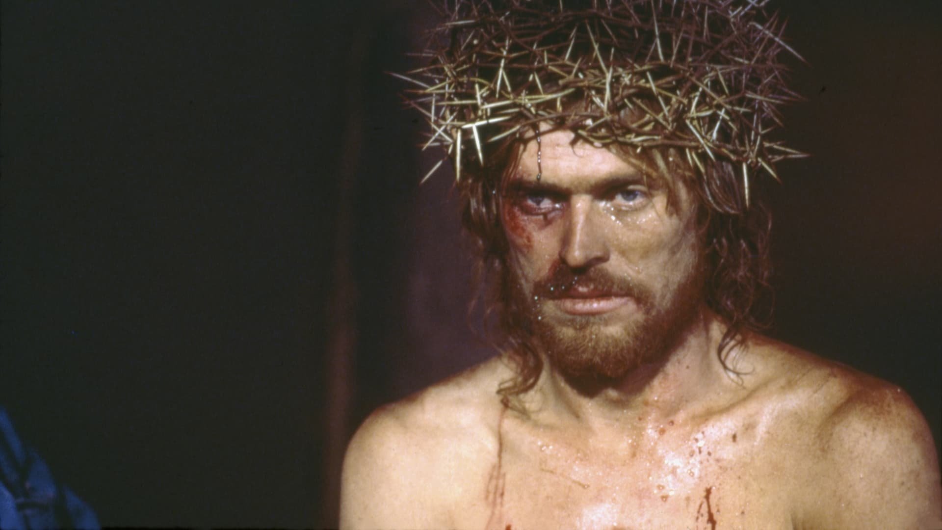Cinematic background from The Last Temptation of Christ 1988 - Jesus, a humble Judean carpenter beginning to see that he is the son of God, is drawn into revolutionary action against the Roman occupiers by Judas -- despite his protestations that love, not violence, is the path to salvation. The burden of being the savior of mankind torments Jesus throughout his life, leading him to doubt.