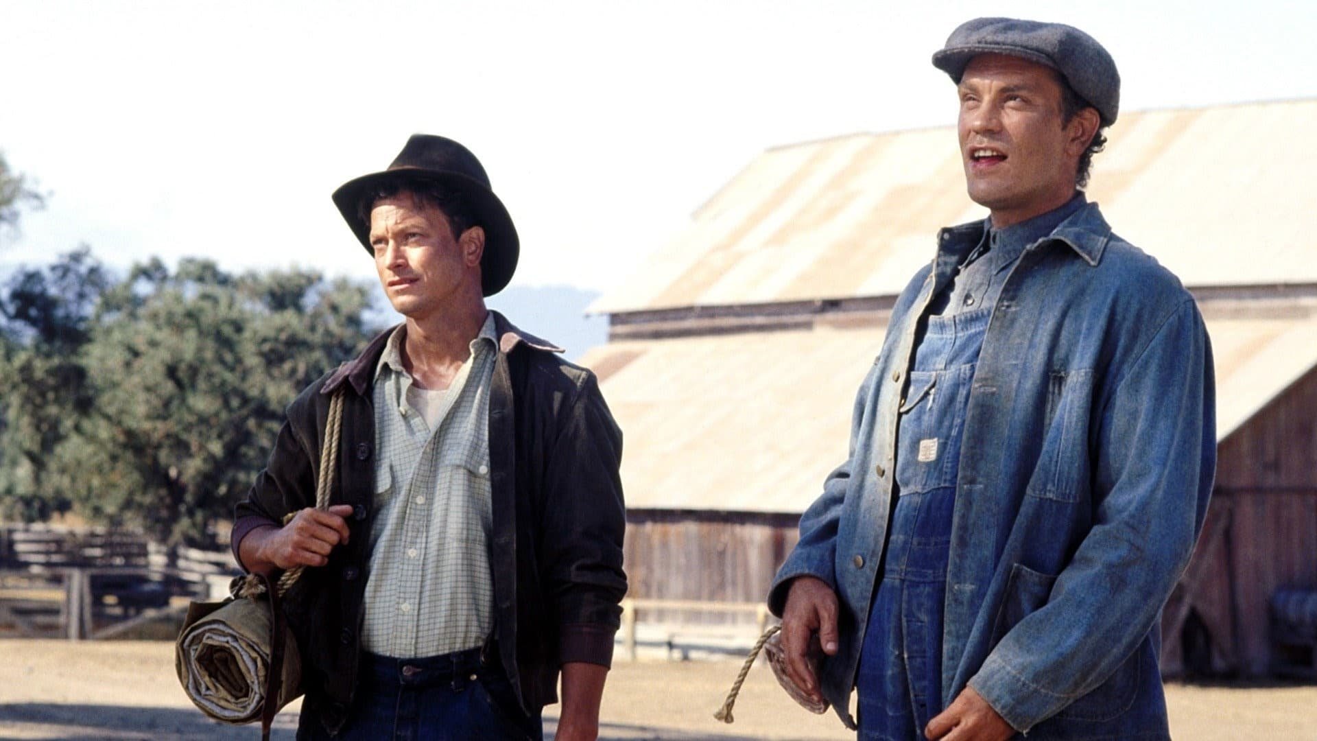 Cinematic background from Of Mice and Men 1992 - Two drifters, one a gentle but slow giant, try to make money working the fields during the Depression so they can fulfill their dreams.