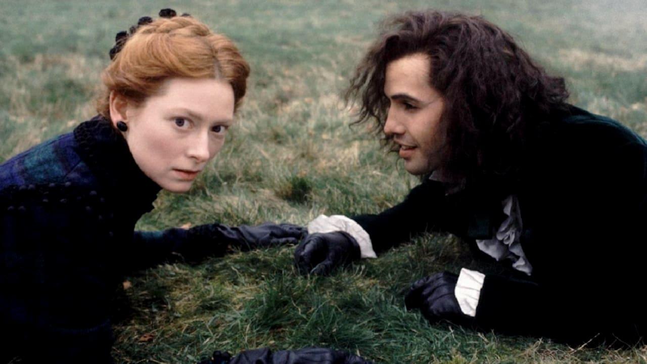Cinematic background from Orlando 1992 - England, 1600. Queen Elizabeth I promises Orlando, a young nobleman obsessed with poetry, that she will grant him land and fortune if he agrees to satisfy a very particular request.