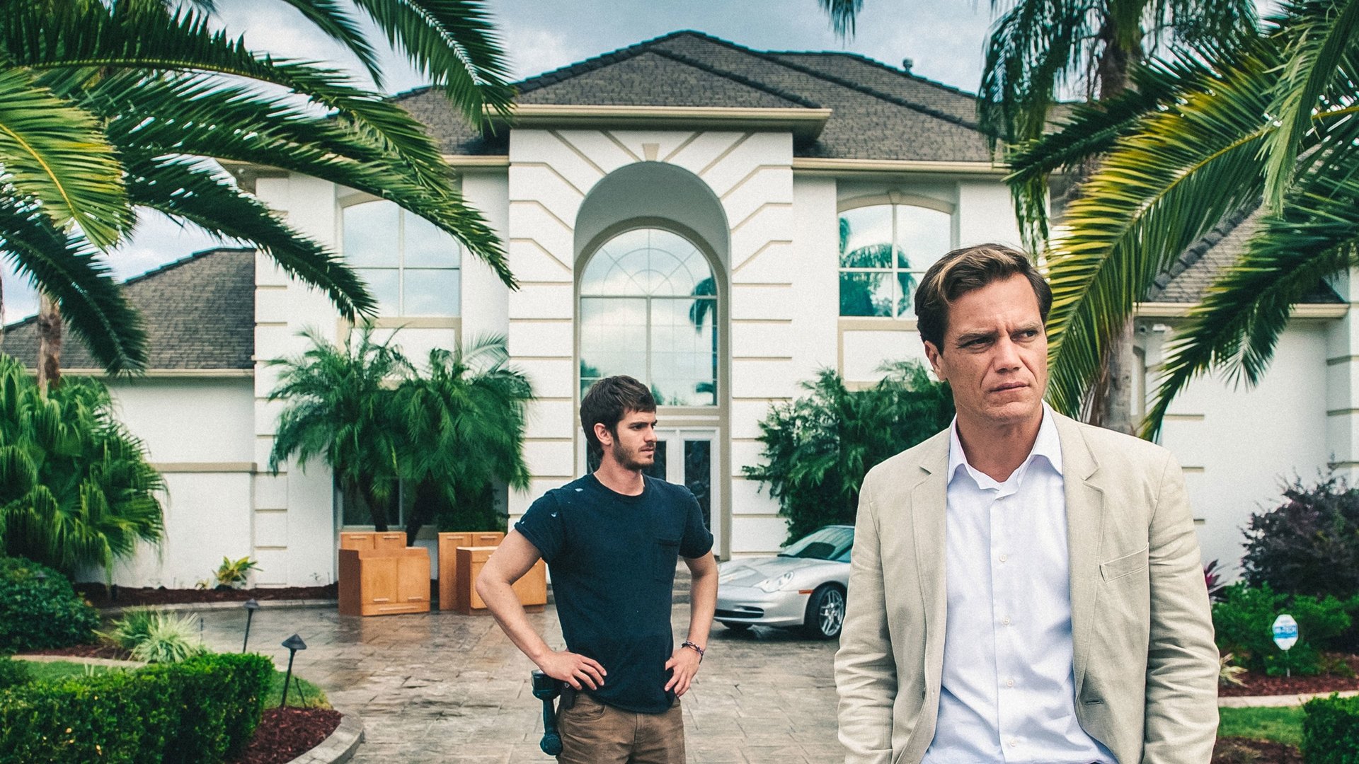 Cinematic background from 99 Homes 2014 - After his family is evicted from their home, proud and desperate construction worker Dennis Nash tries to win his home back by striking a deal with the devil and working for Rick Carver, the corrupt real estate broker who evicted him.