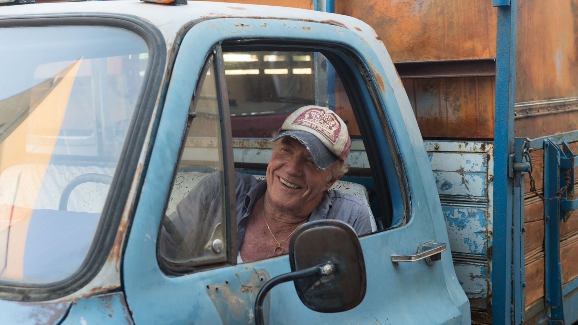 Cinematic background from Holy Lands 2017 - When lapsed Jew and former cardiologist Harry suddenly decides to spend his retirement as a pig farmer in Nazareth, Israel, the move deeply shocks his family and his new neighbours. Back in New York, Harry’s ex-wife Monica is trying to manage the lives of their adult children, Annabelle and David, as well as her own.