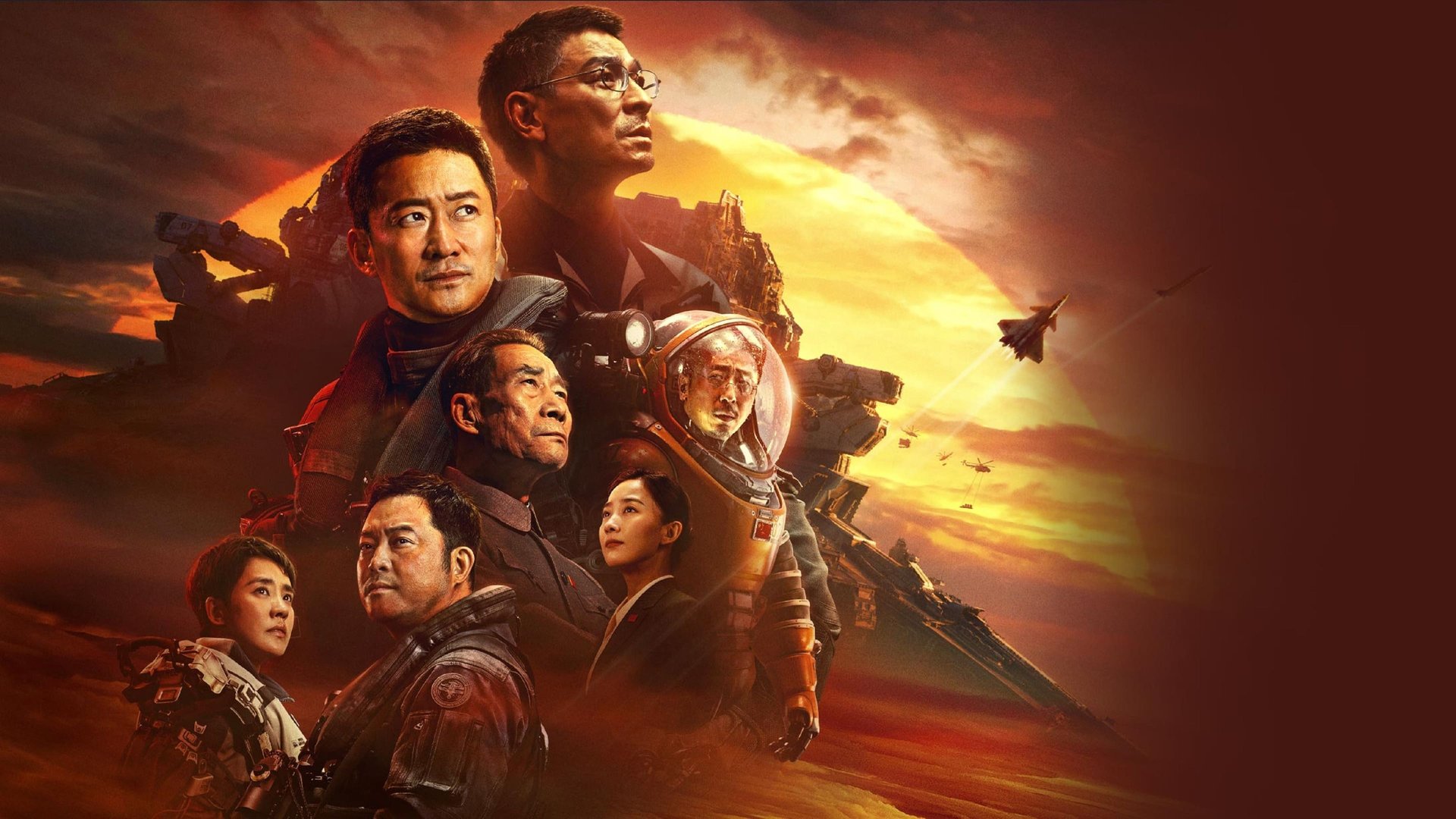 Cinematic background from The Wandering Earth II 2023 - Humans built huge engines on the surface of the earth to find a new home. But the road to the universe is perilous. In order to save earth, young people once again have to step forward to start a race against time for life and death.