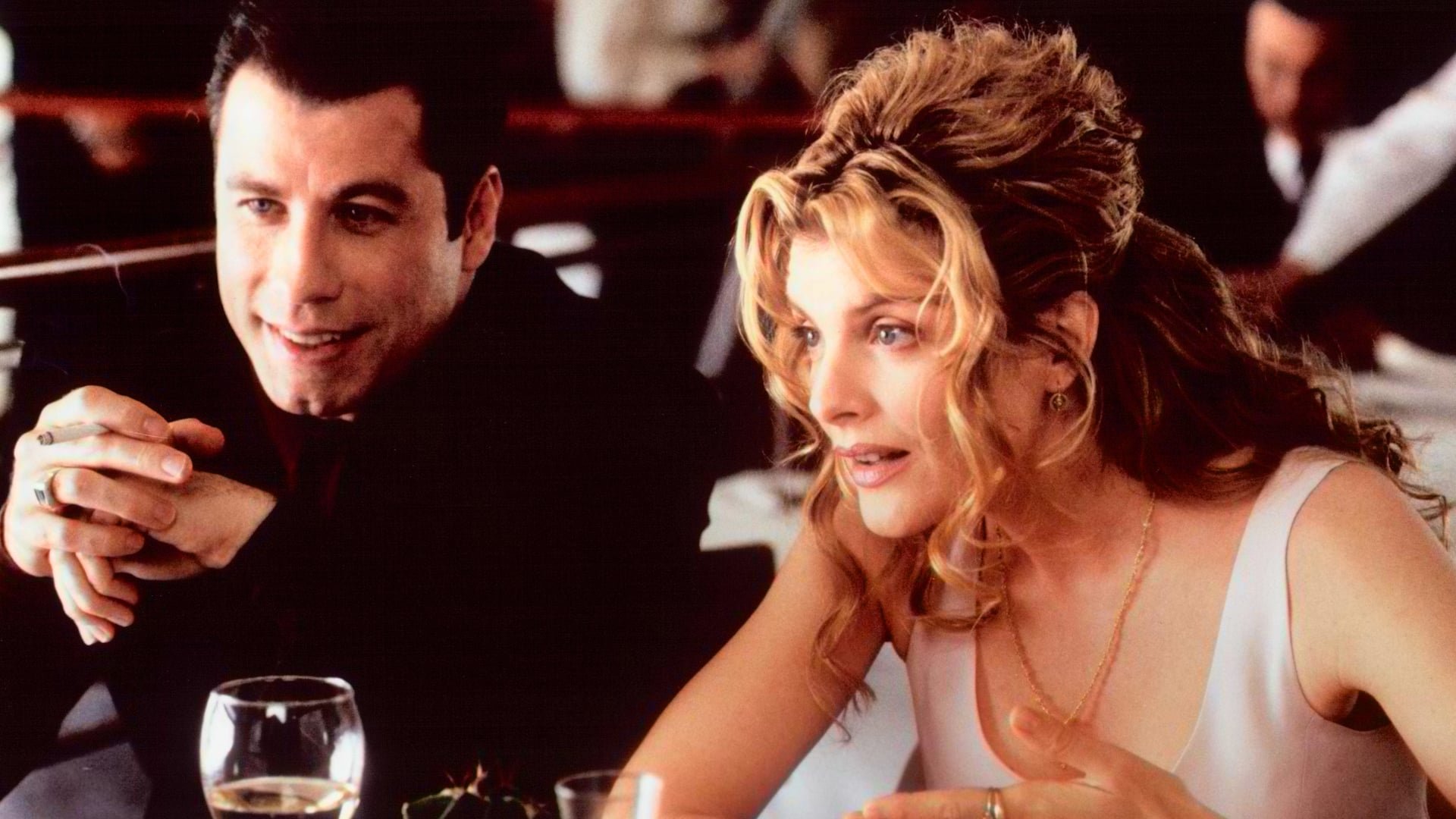 Cinematic background from Get Shorty 1995 - Chili Palmer is a Miami mobster who gets sent by his boss, the psychopathic "Bones" Barboni, to collect a bad debt from Harry Zimm, a Hollywood producer who specializes in cheesy horror films. When Chili meets Harry's leading lady, the romantic sparks fly. After pitching his own life story as a movie idea, Chili learns that being a mobster and being a Hollywood producer really aren't all that different.
