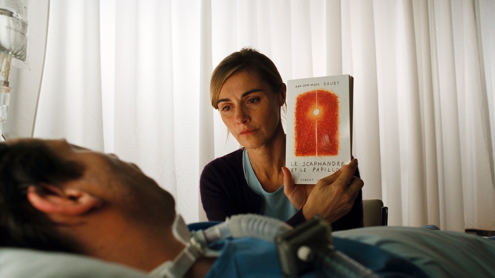 Cinematic background from The Diving Bell and the Butterfly 2007 - The true story of Elle France editor Jean-Dominique Bauby, who, in 1995 at the age of 43, suffered a stroke that paralyzed his entire body, except his left eye. Using that eye to blink out his memoir, Bauby eloquently described the aspects of his interior world, from the psychological torment of being trapped inside his body to his imagined stories from lands he'd only visited in his mind.