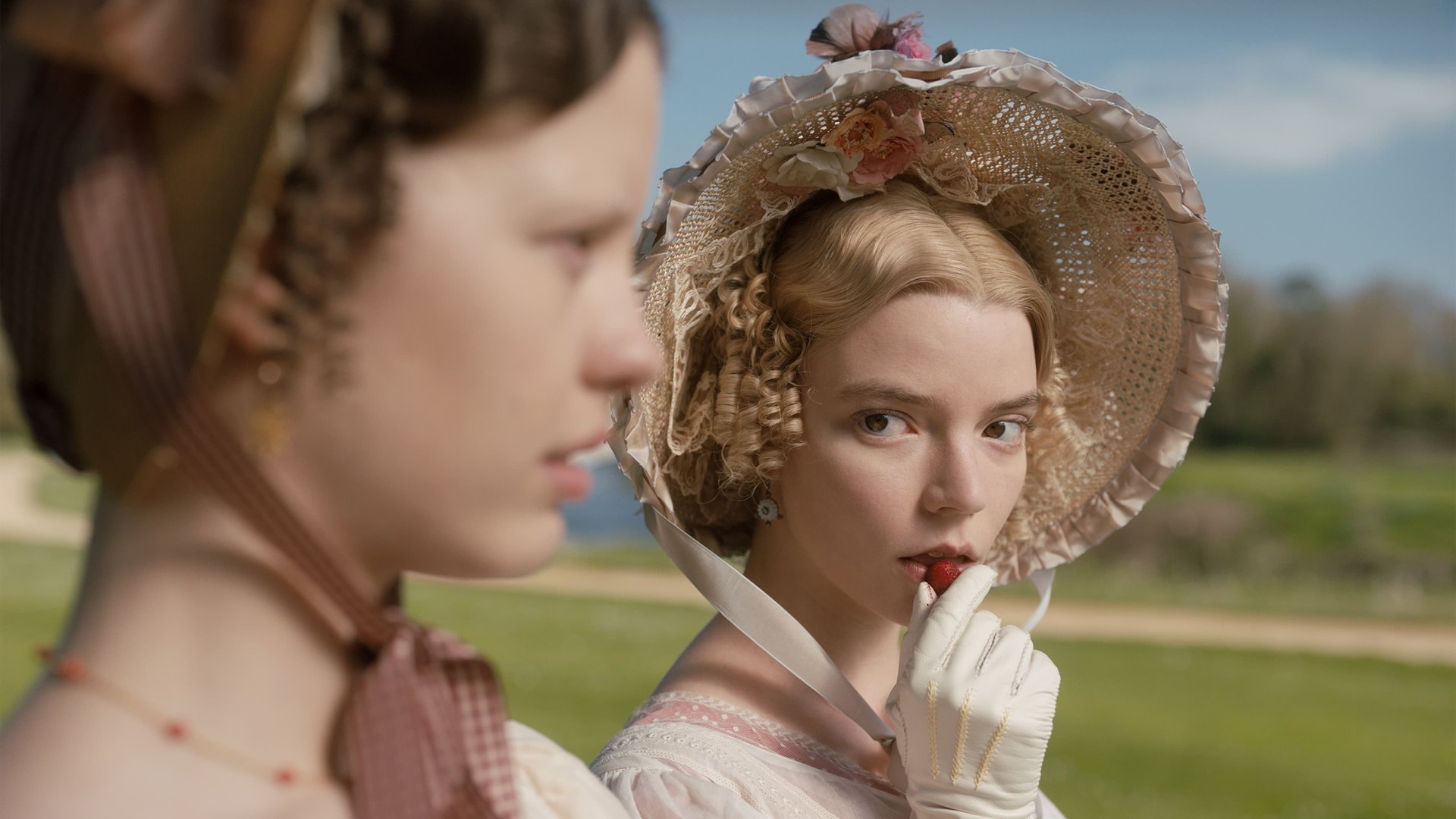 Cinematic background from Emma. 2020 - In 1800s England, a well-meaning but selfish young woman meddles in the love lives of her friends.