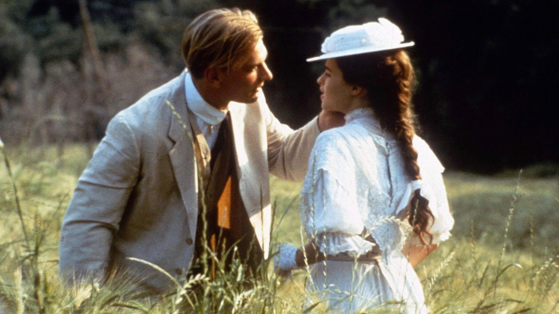 Cinematic background from A Room with a View 1985 - When Lucy Honeychurch and chaperon Charlotte Bartlett find themselves in Florence with rooms without views, fellow guests Mr Emerson and son George step in to remedy the situation. Meeting the Emersons could change Lucy's life forever but, once back in England, how will her experiences in Tuscany affect her marriage plans?