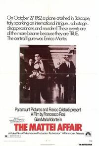 Official poster of The Mattei Affair 1972 directed by [object Object]