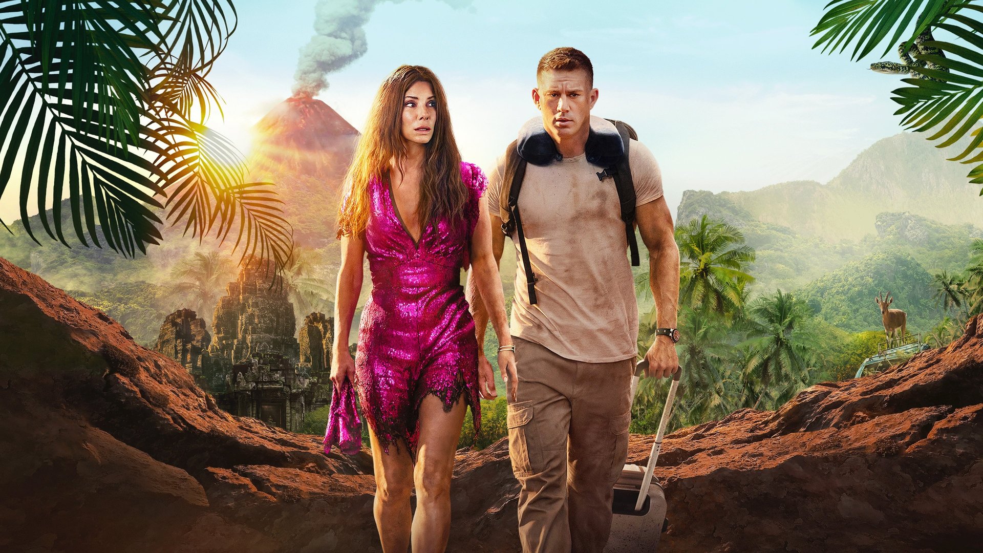 Cinematic background from The Lost City 2022 - Reclusive author Loretta Sage writes about exotic places in her popular adventure novels that feature a handsome cover model named Alan. While on tour promoting her new book with Alan, Loretta gets kidnapped by an eccentric billionaire who hopes she can lead him to the ancient city's lost treasure that featured in her latest story. Alan, determined to prove he can be a hero in real life and not just on the pages of her books, sets off to rescue her.