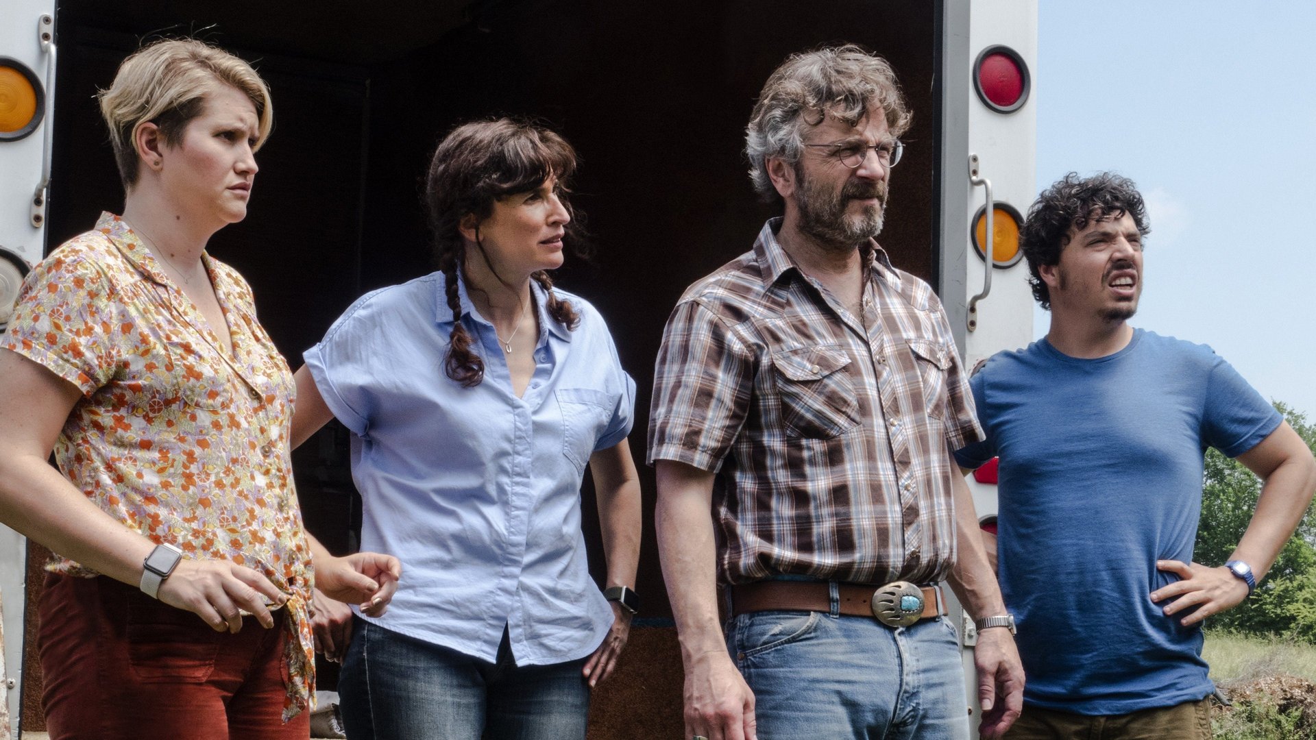 Cinematic background from Sword of Trust 2019 - When Cynthia and Mary show up to collect Cynthia's inheritance from her deceased grandfather, the only item she's received is an antique sword that he believed to be proof that the South won the Civil War.