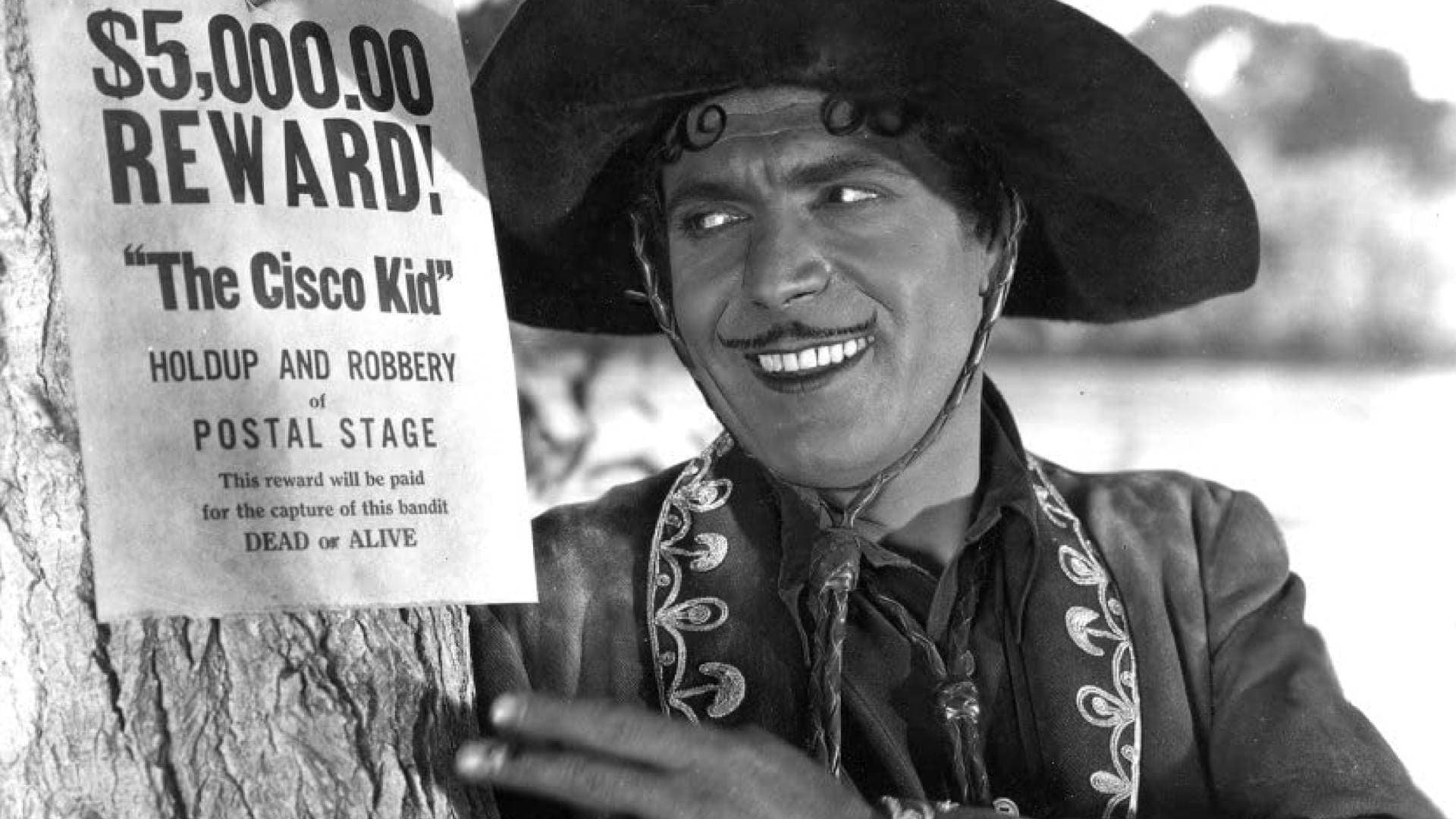 Cinematic background from In Old Arizona 1928 - Army Sergeant Mickey Dunn sets out in pursuit of the Cisco Kid, a notorious if kind-hearted and charismatic bandit of the Old West. The Kid spends much of his loot on Tonia, the woman he loves, not realizing that she is being unfaithful to him in his absence. Soon, with her oblivious paramour off plying his trade, Tonia falls in with Dunn, drawn by the allure of a substantial reward for the Kid's capture -- dead or alive. Together, they concoct a plan to ambush and do away with the Cisco Kid once and for all.