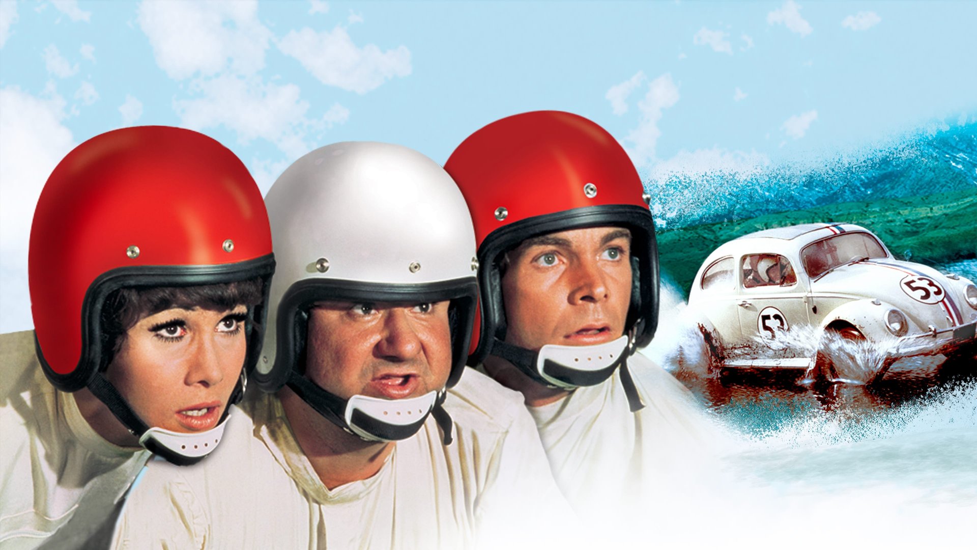Cinematic background from The Love Bug 1969 - Down-on-his-luck race car driver Jim Douglas teams up with a little VW Bug that has a mind of its own, not realizing Herbie's worth until a sneaky rival plots to steal him.