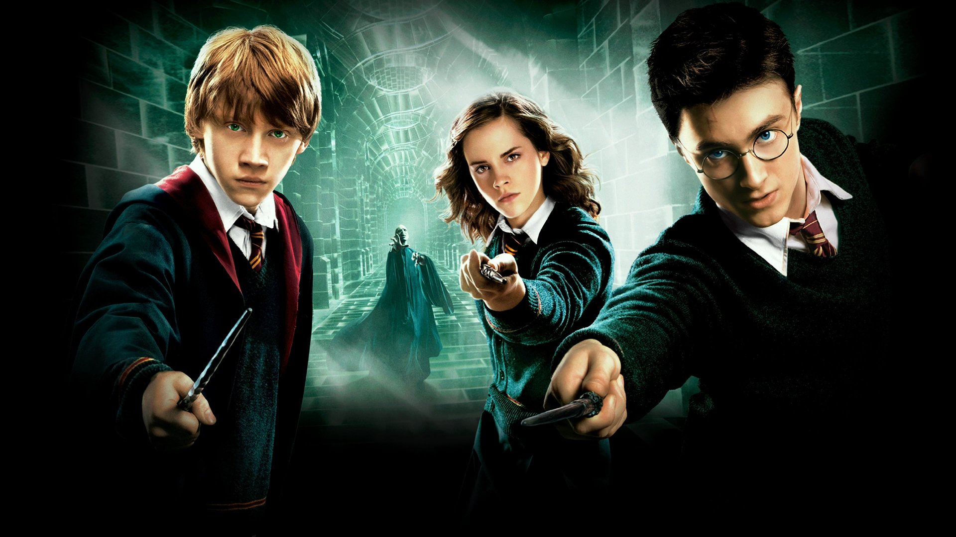 Cinematic background from Harry Potter and the Order of the Phoenix 2007 - Returning for his fifth year of study at Hogwarts, Harry is stunned to find that his warnings about the return of Lord Voldemort have been ignored. Left with no choice, Harry takes matters into his own hands, training a small group of students to defend themselves against the dark arts.
