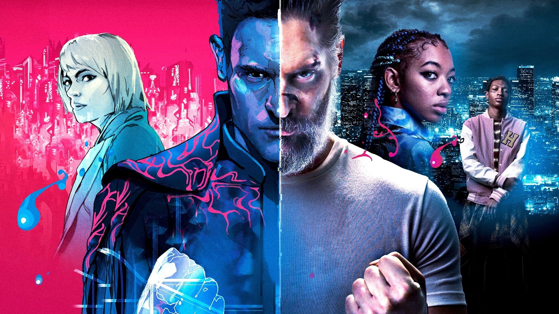 Cinematic background from Archenemy 2020 - Max Fist claims he’s a hero from another dimension who has somehow landed on Earth and been stripped of his powers. Instead of treating him like a powerful champion, no one believes Max’s claims — except for a teenager named Hamster and his sister Indigo. The siblings convince Max to help them take out a local drug gang, where Max’s abilities are put to a violent and harrowing test.