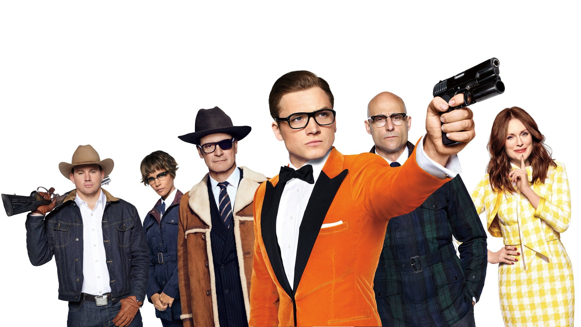 Cinematic background from Kingsman: The Golden Circle 2017 - When an attack on the Kingsman headquarters takes place and a new villain rises, Eggsy and Merlin are forced to work together with the American agency known as the Statesman to save the world.