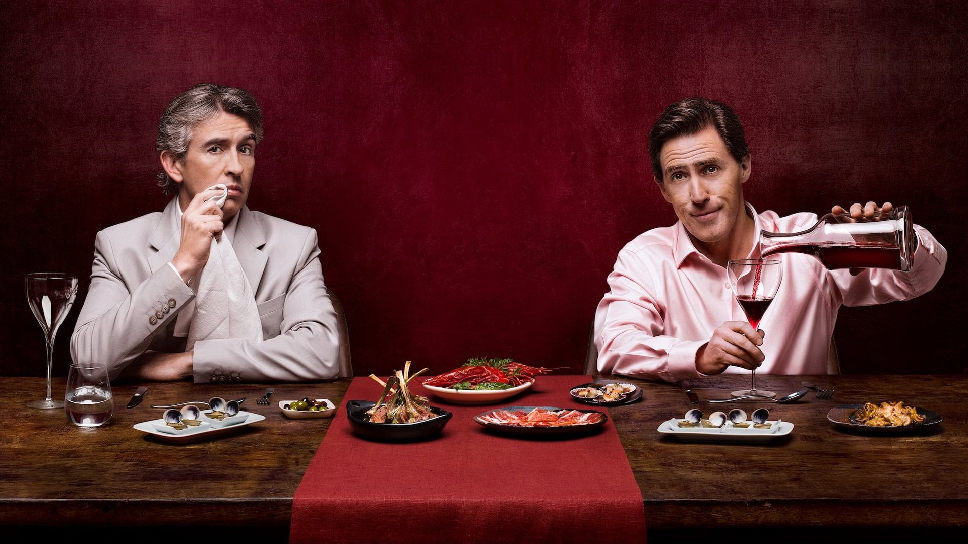 Cinematic background from The Trip to Spain 2017 - Steve Coogan and Rob Brydon embark on a road trip along the coast of Spain.