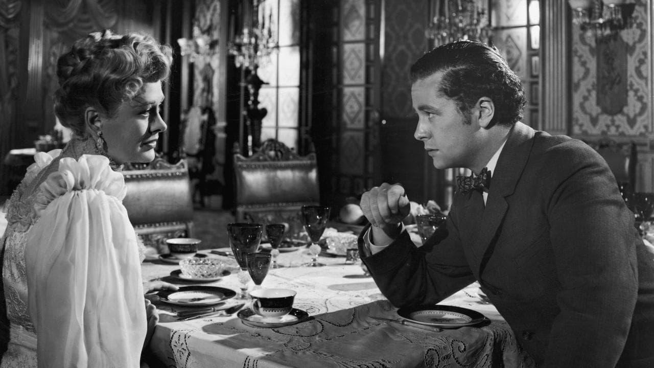Cinematic background from The Magnificent Ambersons 1942 - The spoiled young heir to the decaying Amberson fortune comes between his widowed mother and the man she has always loved.