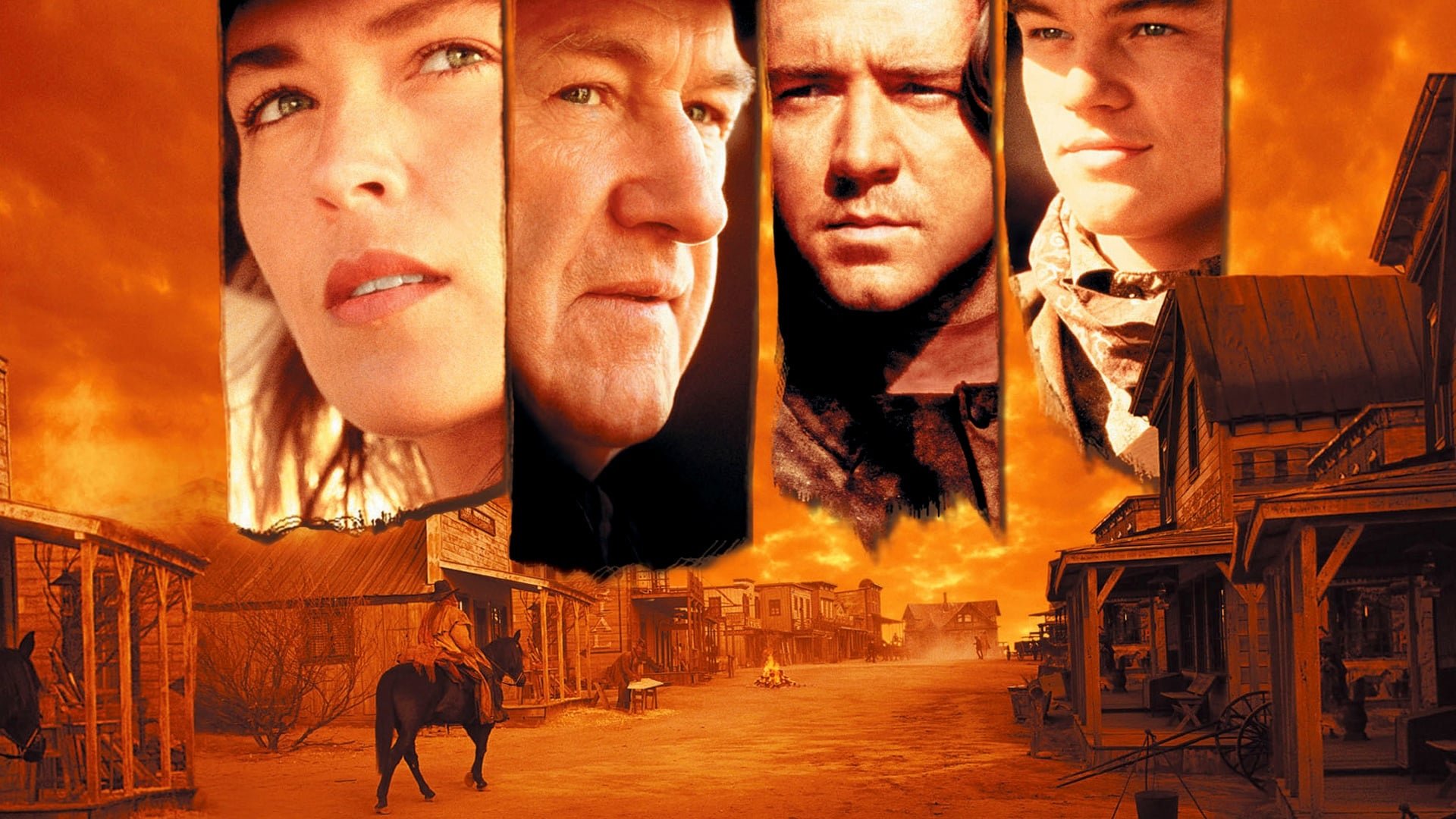 Cinematic background from The Quick and the Dead 1995 - A mysterious woman comes to compete in a quick-draw elimination tournament, in a town taken over by a notorious gunman.