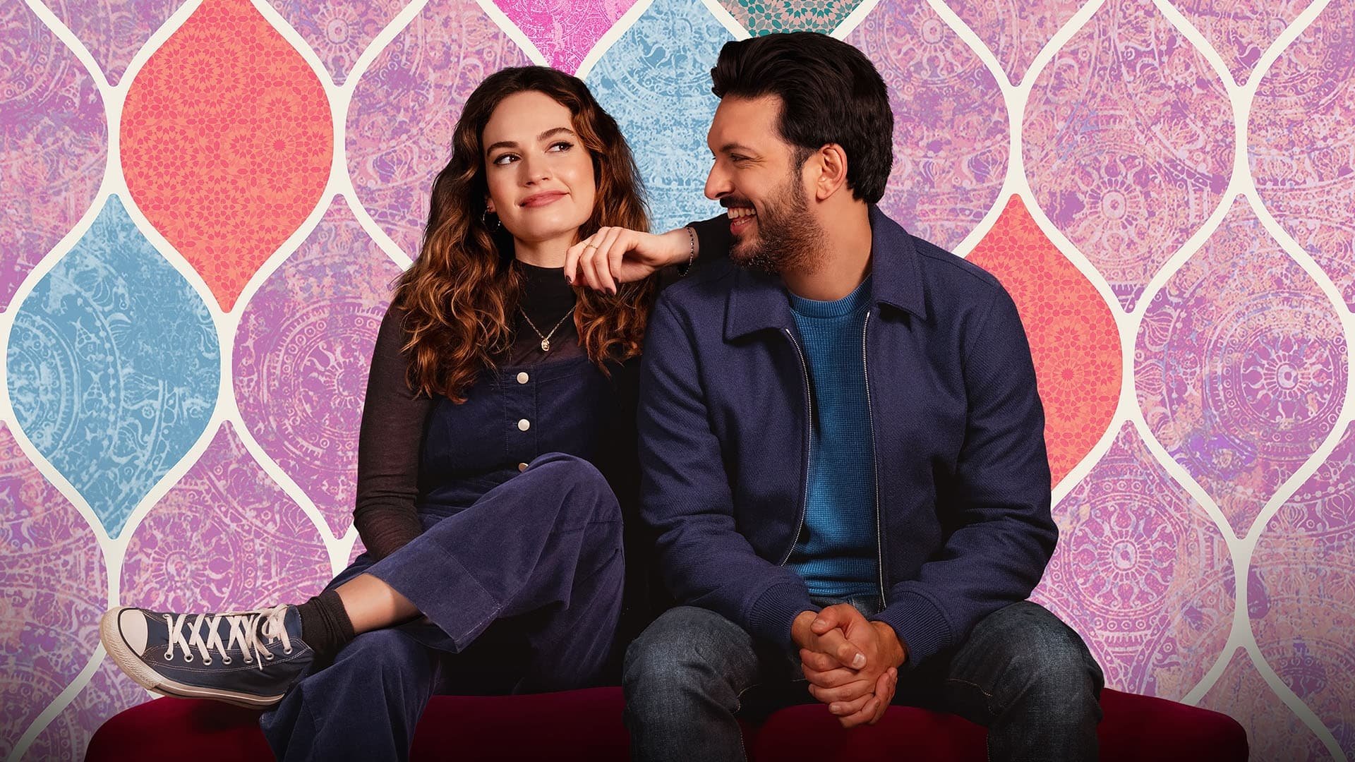 Cinematic background from What's Love Got to Do with It? 2022 - Two childhood friends now in their thirties must decide whether to follow their heads or their hearts once the man decides to follow his parents' advice and enter into an arranged marriage in Pakistan.