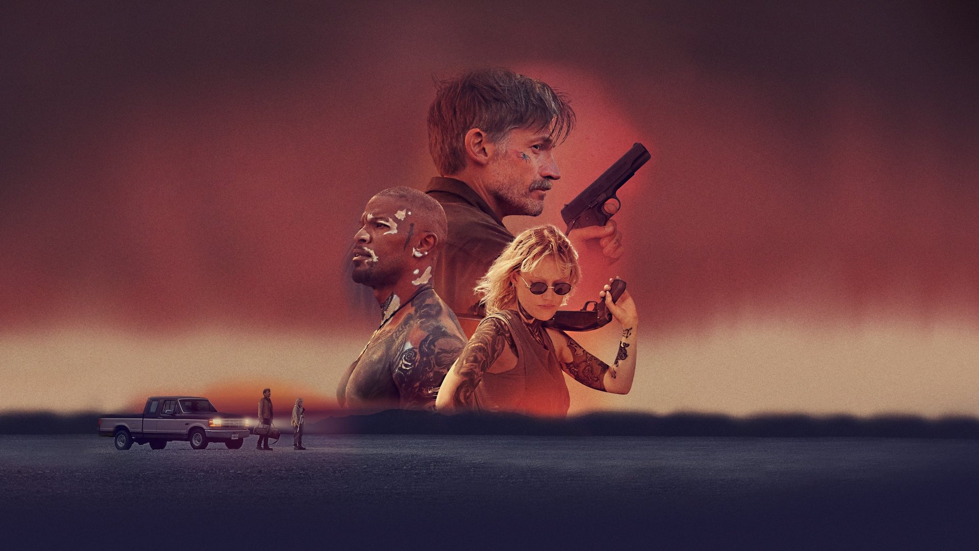 Cinematic background from God Is a Bullet 2023 - Vice detective Bob Hightower finds his ex-wife murdered and daughter kidnapped by a cult. Frustrated by the botched official investigations, he quits the force and infiltrates the cult to hunt down the leader with the help of the cult’s only female victim escapee, Case Hardin.