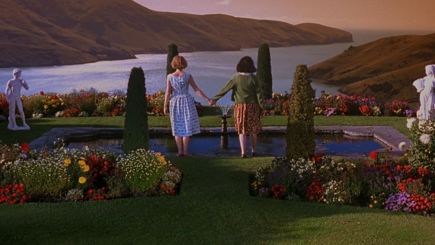 Cinematic background from Heavenly Creatures 1994 - Wealthy and precocious teenager Juliet transfers from England to New Zealand with her family, and soon befriends the quiet, brooding Pauline through their shared love of fantasy and literature. When their parents begin to suspect that their increasingly intense and obsessive bond is becoming unhealthy, the girls hatch a dark plan for those who threaten to keep them apart.