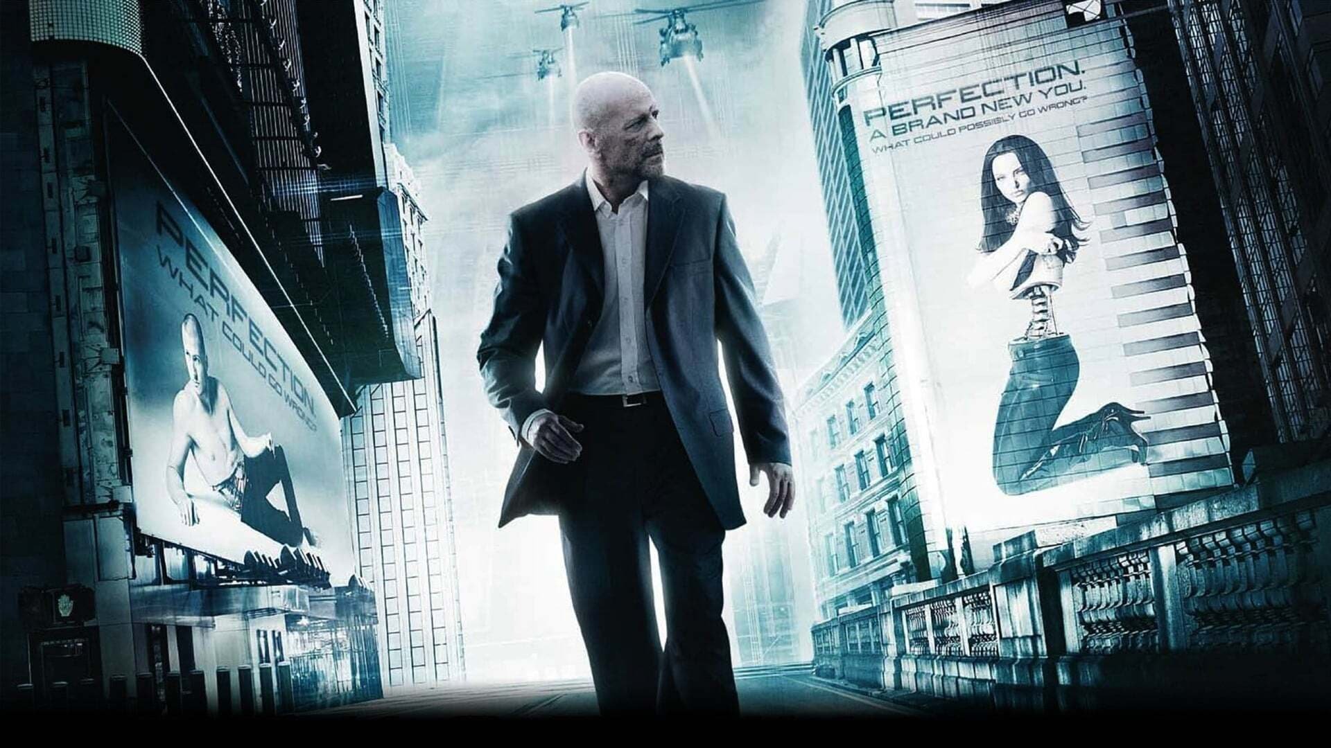Cinematic background from Surrogates 2009 - Set in a futuristic world where humans live in isolation and interact through surrogate robots, a cop is forced to leave his home for the first time in years in order to investigate the murders of others' surrogates.