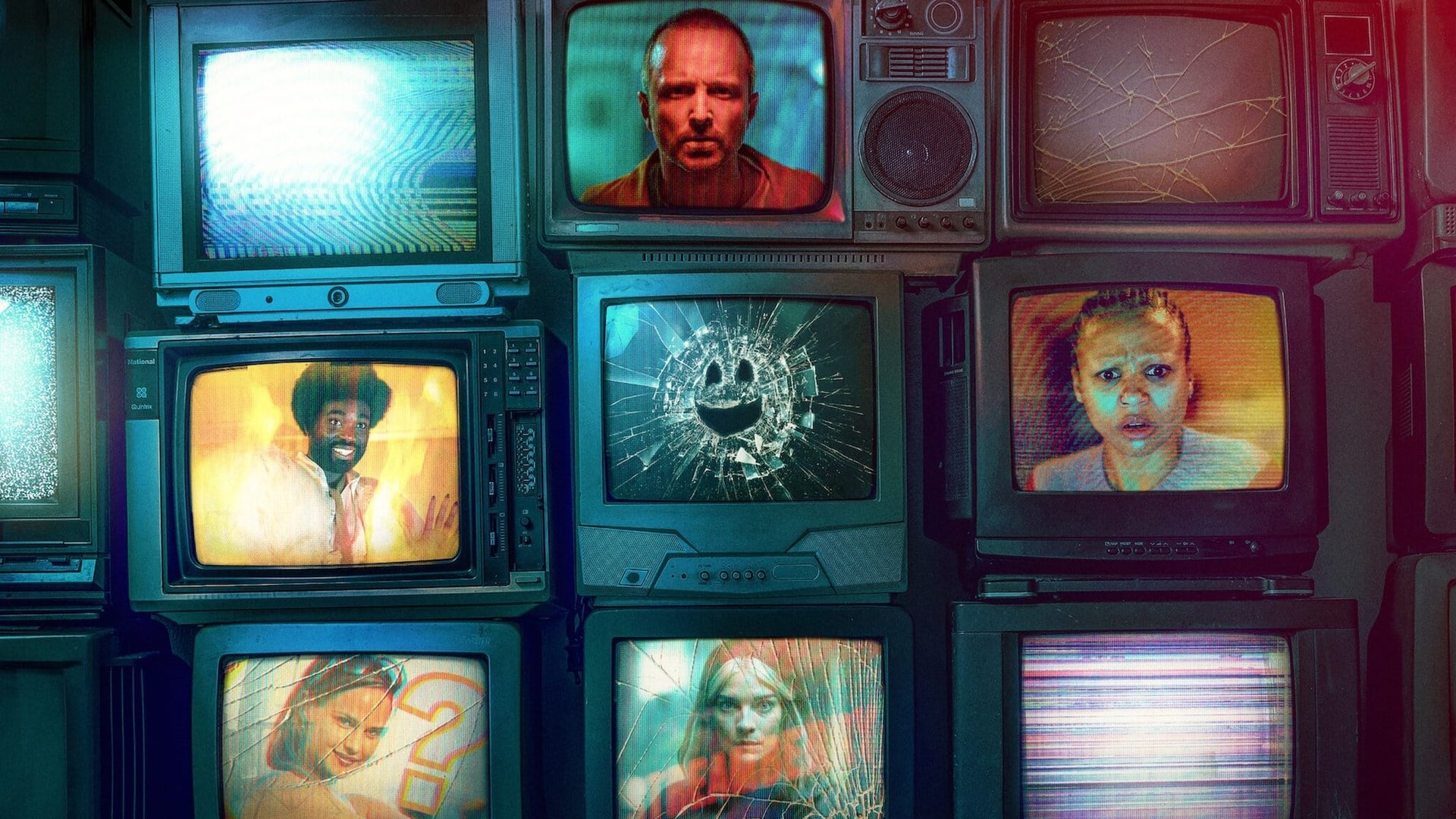 Cinematic background from Black Mirror 2011 - Over the last ten years, technology has transformed almost every aspect of our lives before we've had time to stop and question it. In every home; on every desk; in every palm - a plasma screen; a monitor; a smartphone - a black mirror of our 21st Century existence.