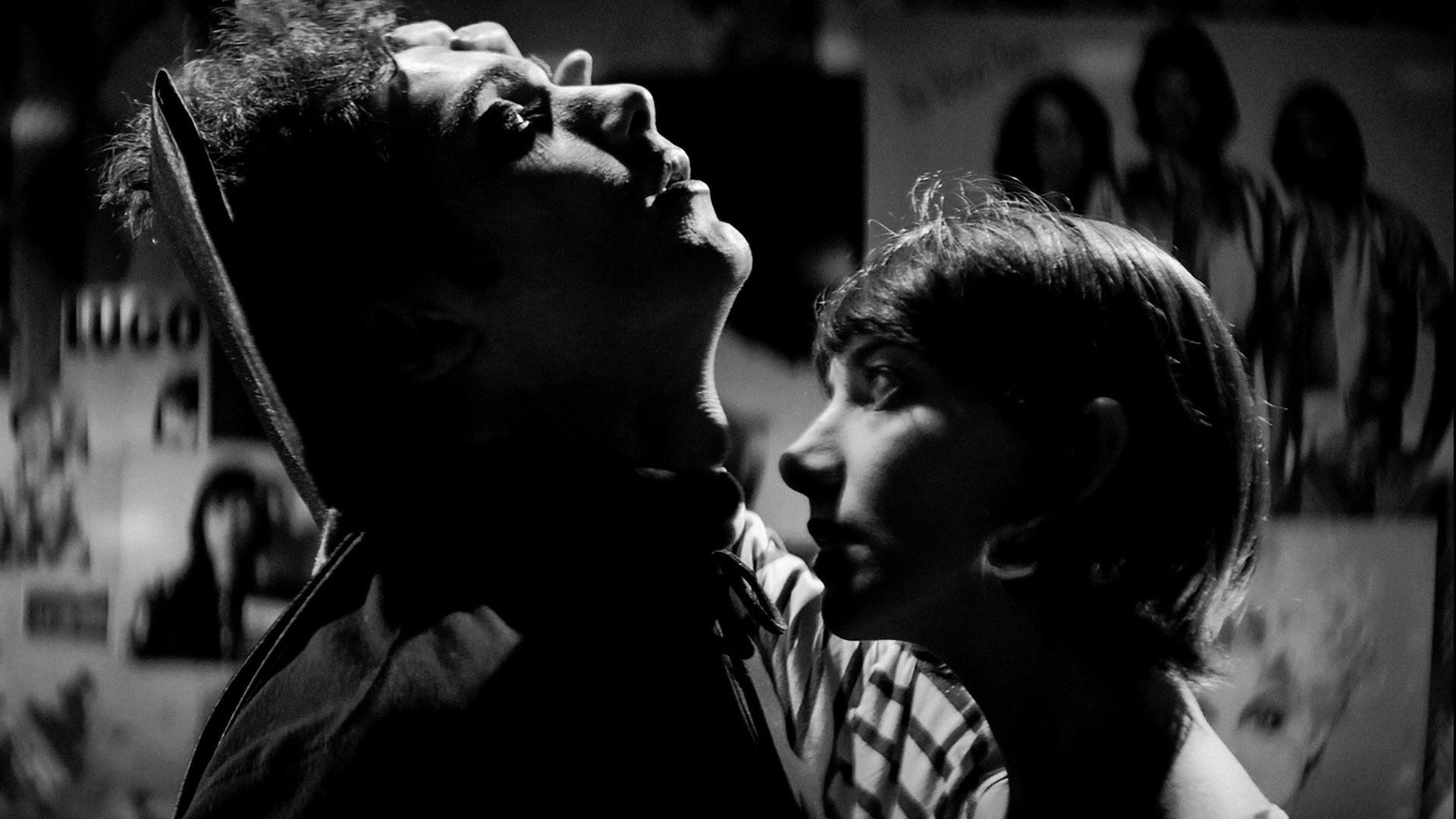 Cinematic background from A Girl Walks Home Alone at Night 2014 - In the Iranian ghost-town Bad City, a place that reeks of death and loneliness, the townspeople are unaware they are being stalked by a lonesome vampire.