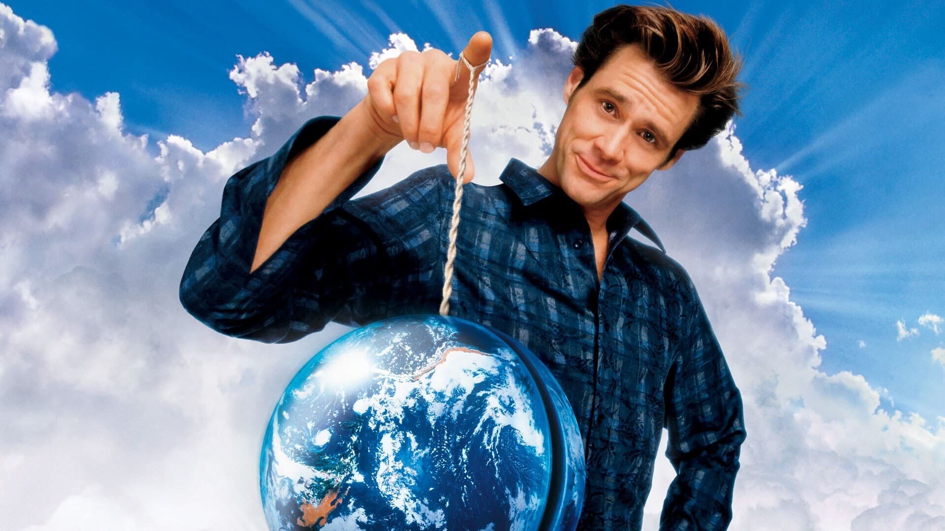 Cinematic background from Bruce Almighty 2003 - Bruce Nolan toils as a 'human interest' television reporter in Buffalo, N.Y., but despite his high ratings and the love of his beautiful girlfriend, Bruce remains unfulfilled. At the end of the worst day in his life, he angrily ridicules God—and the Almighty responds, endowing Bruce with all of His divine powers.