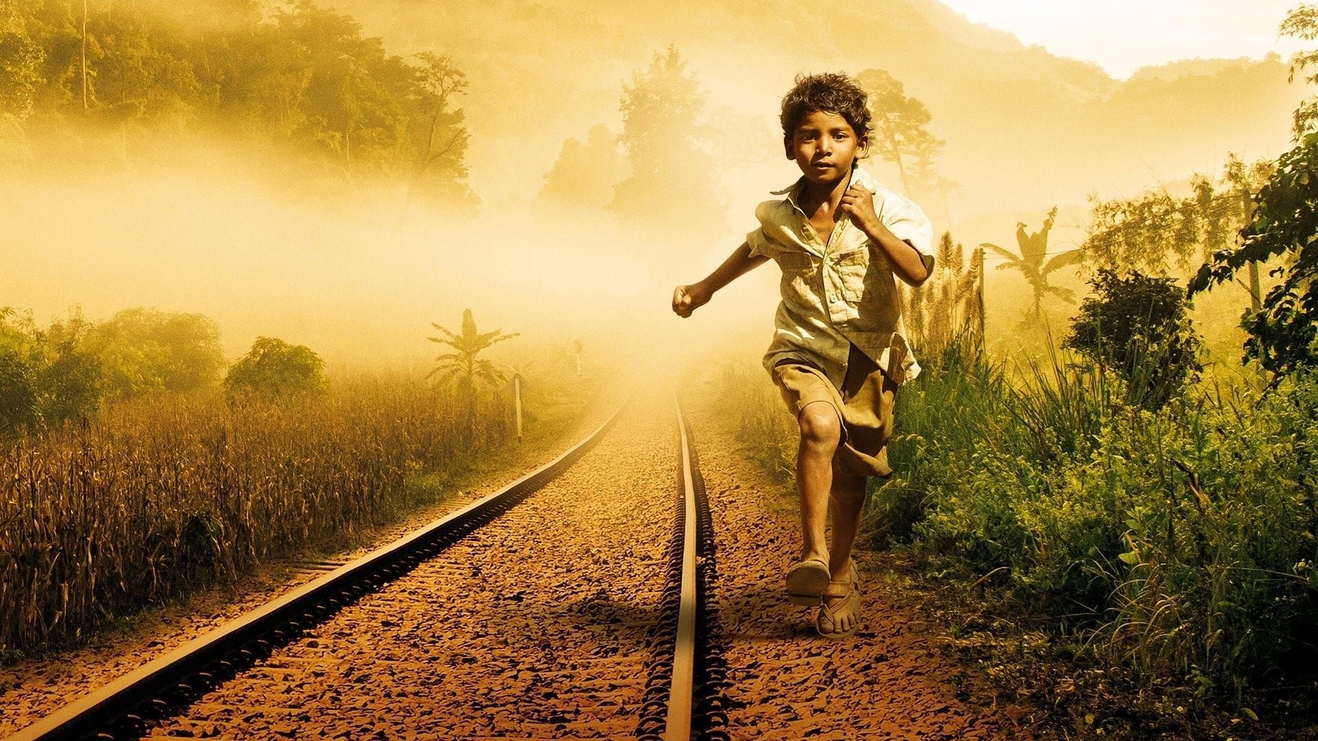 Cinematic background from Lion 2016 - A five-year-old Indian boy gets lost on the streets of Calcutta, thousands of kilometers from home. He survives many challenges before being adopted by a couple in Australia; 25 years later, he sets out to find his lost family.