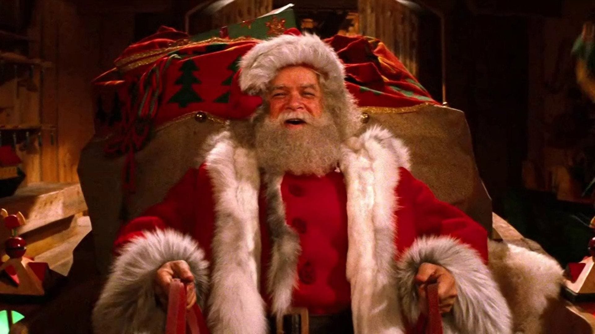 Cinematic background from Santa Claus 1985 - In ancient times, a man named Claus, who delivers toys in his small village, fulfils his destiny to become Santa Claus after meeting an expert toy-making elf, Patch, in the North Pole. In the present day, Santa Claus has become overwhelmed by his workload, and the disgruntled Patch flees the workshop to New York City. There, Patch unknowingly threatens the fate of Christmas by taking a job at a failing toy company run by a scheming businessman.