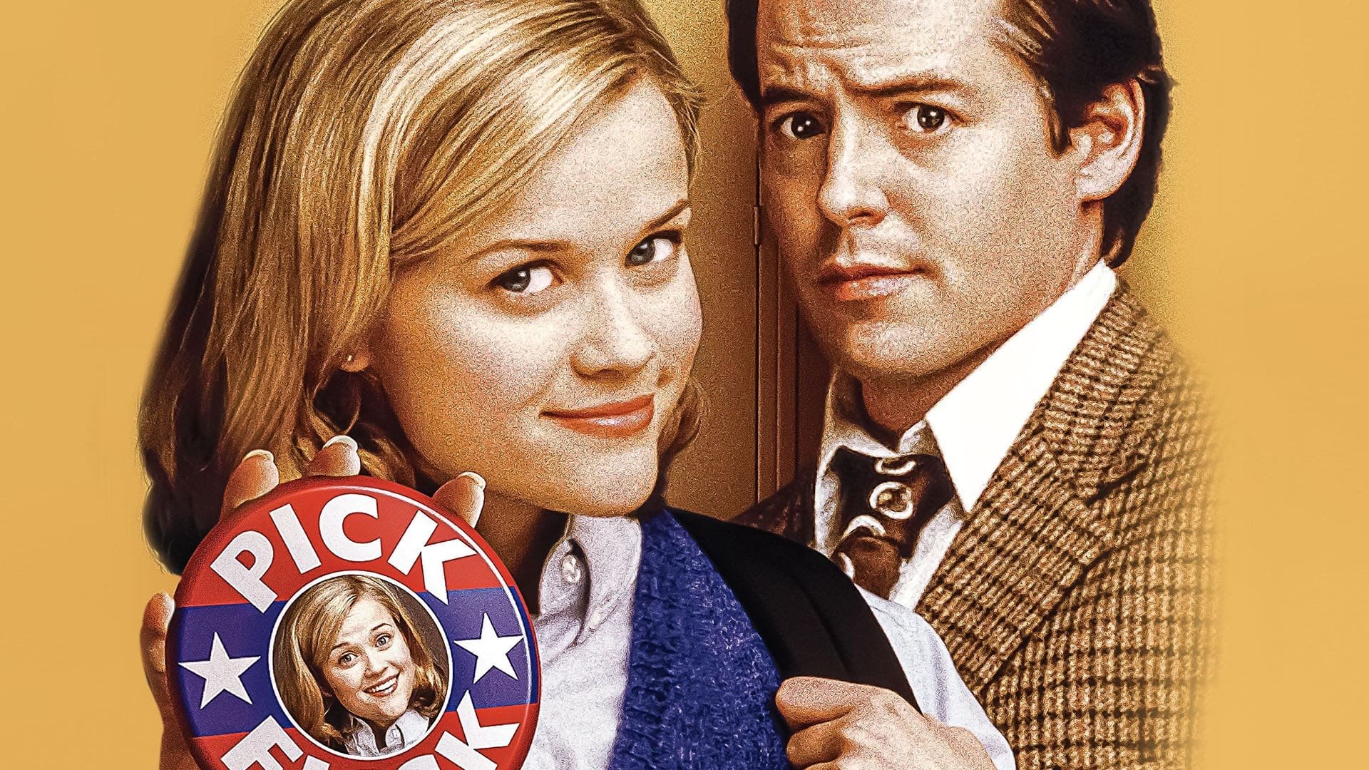 Cinematic background from Election 1999 - Tracy Flick is running unopposed for this year’s high school student election. But Jim McAllister has a different plan. Partly to establish a more democratic election, and partly to satisfy some deep personal anger toward Tracy, Jim talks football player Paul Metzler to run for president as well.