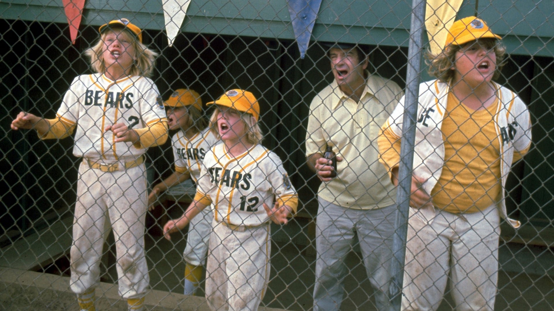 Cinematic background from The Bad News Bears 1976 - An aging, down-on-his-luck ex-minor leaguer coaches a team of misfits in an ultra-competitive California little league.
