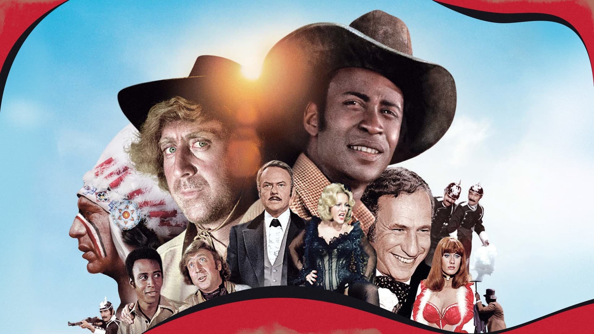 Cinematic background from Blazing Saddles 1974 - A town—where everyone seems to be named Johnson—stands in the way of the railroad. In order to grab their land, robber baron Hedley Lamarr sends his henchmen to make life in the town unbearable. After the sheriff is killed, the town demands a new sheriff from the Governor, so Hedley convinces him to send the town the first black sheriff in the west.