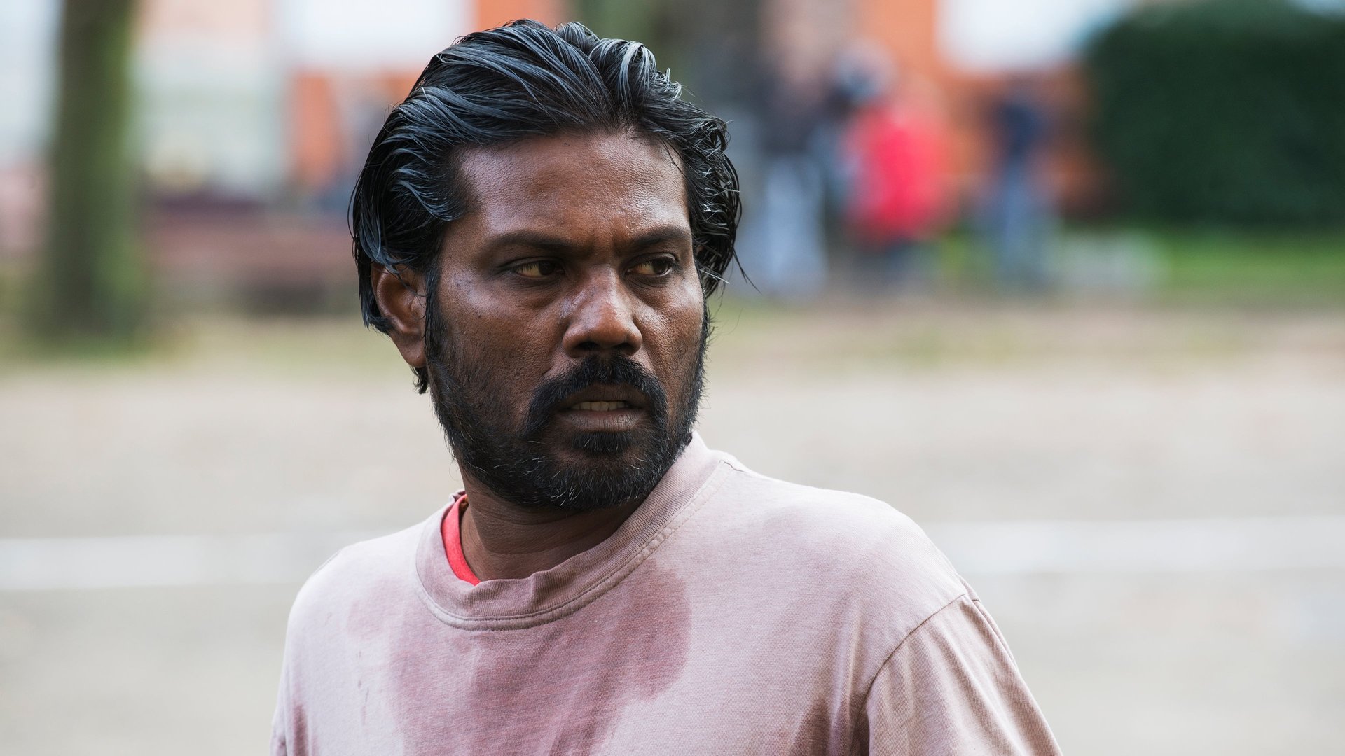 Cinematic background from Dheepan 2015 - Three people who have lost everything, a soldier tired of fighting, a young woman and a little girl, pose as a family to escape the civil war in Sri Lanka. They emigrate to France and settle in a chaotic neighborhood on the outskirts of Paris, where apparently the law no longer exists; but they, who barely know each other, struggle to survive there, even when the ghosts of war begin to haunt them again.