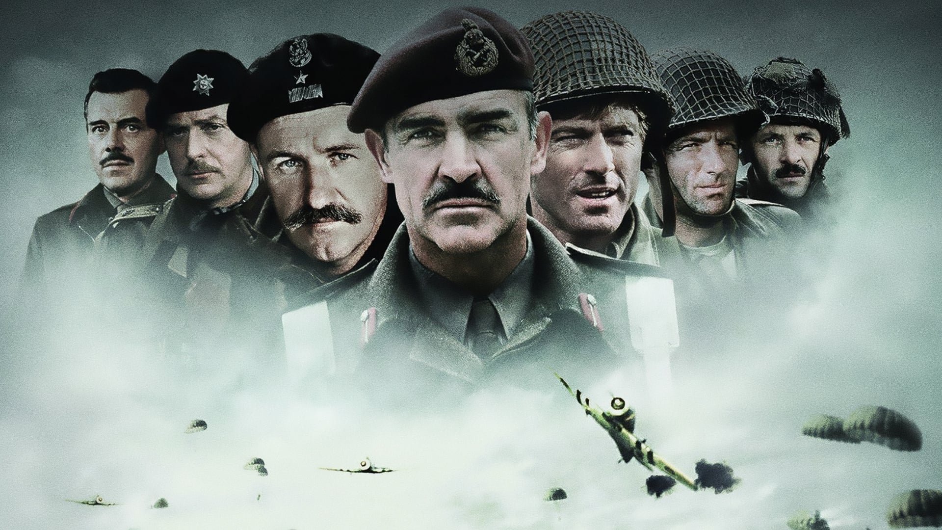 Cinematic background from A Bridge Too Far 1977 - The story of Operation Market Garden—a failed attempt by the allies in the latter stages of WWII to end the war quickly by securing three bridges in Holland allowing access over the Rhine into Germany. A combination of poor allied intelligence and the presence of two crack German panzer divisions meant that the final part of this operation (the bridge in Arnhem over the Rhine) was doomed to failure.