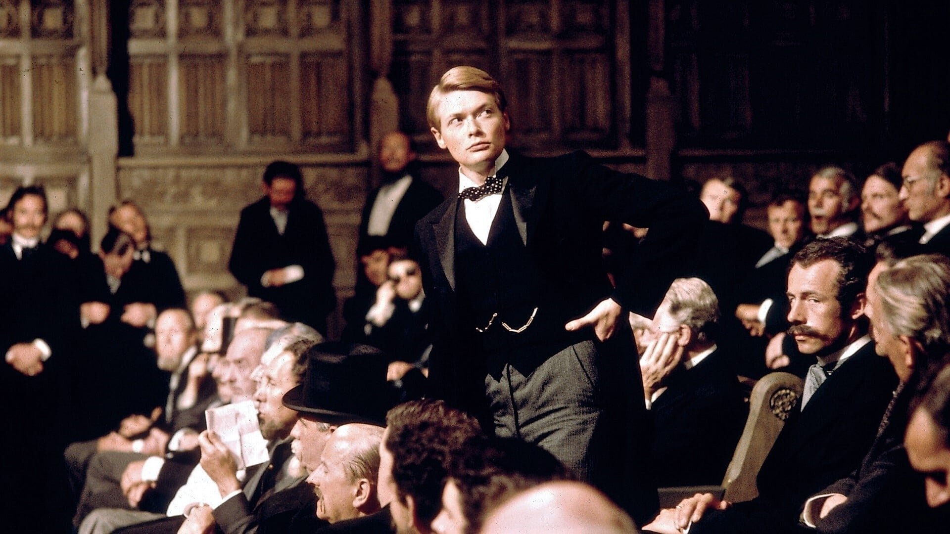 Cinematic background from Young Winston 1972 - This historical drama is an account of the early life of British politician Winston Churchill, including his childhood years, his time as a war correspondent in Africa, and culminating with his first election to Parliament.