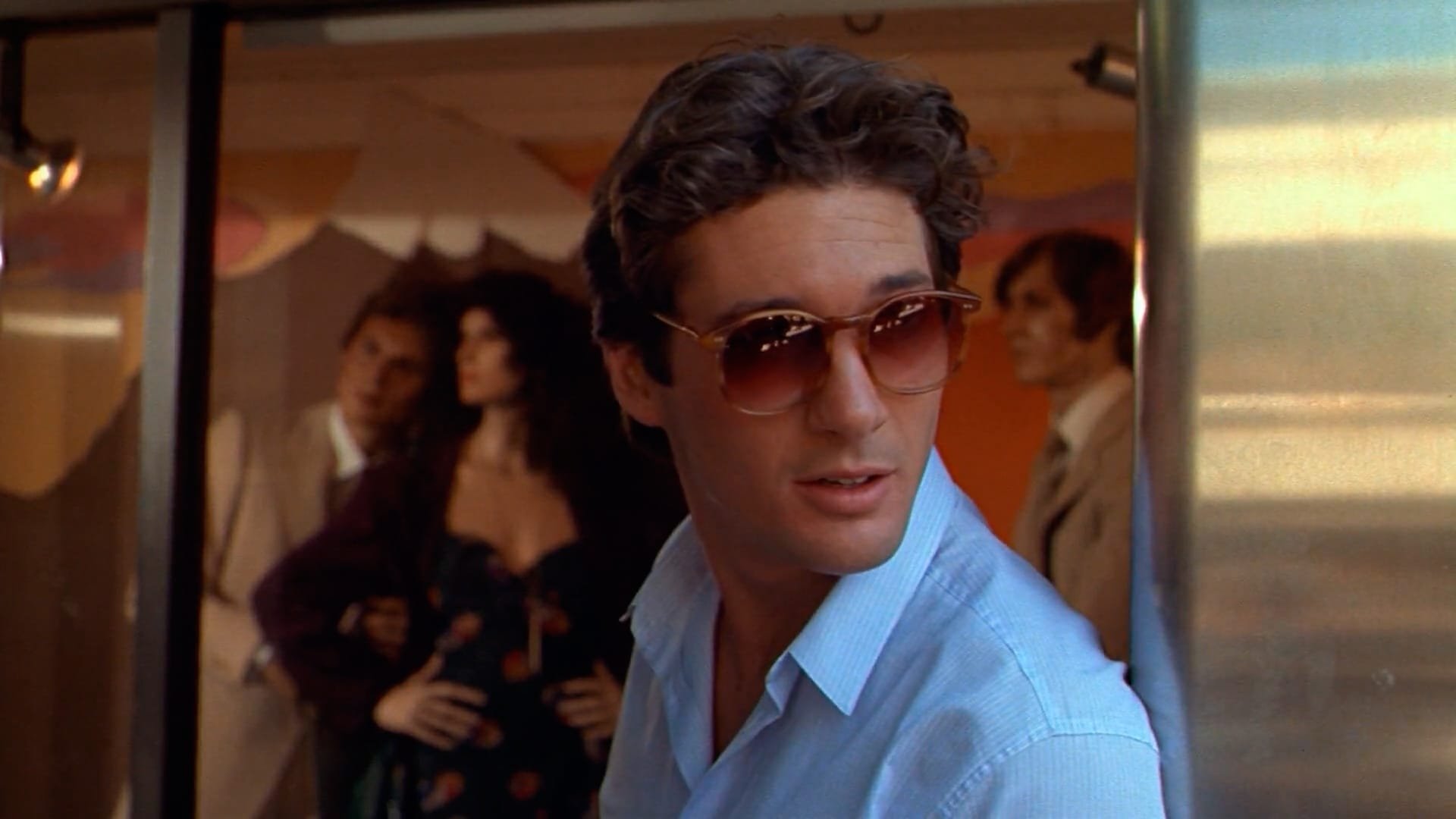 Cinematic background from American Gigolo 1980 - Julian makes a lucrative living as an escort to older women in the Los Angeles area. He begins a relationship with Michelle, a local politician's wife, without expecting any pay. One of his clients is murdered and Detective Sunday begins pumping him for details on his different clients, something he is reluctant to do considering the nature of his work. Julian begins to suspect he's being framed. Meanwhile Michelle begins to fall in love with him.